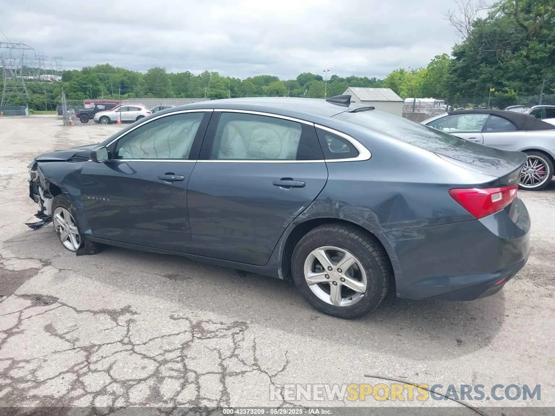 3 Photograph of a damaged car 1G1ZB5ST7MF014480 CHEVROLET MALIBU 2021