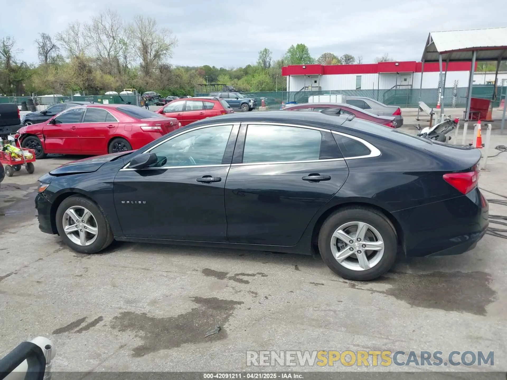 14 Photograph of a damaged car 1G1ZB5ST7MF040030 CHEVROLET MALIBU 2021