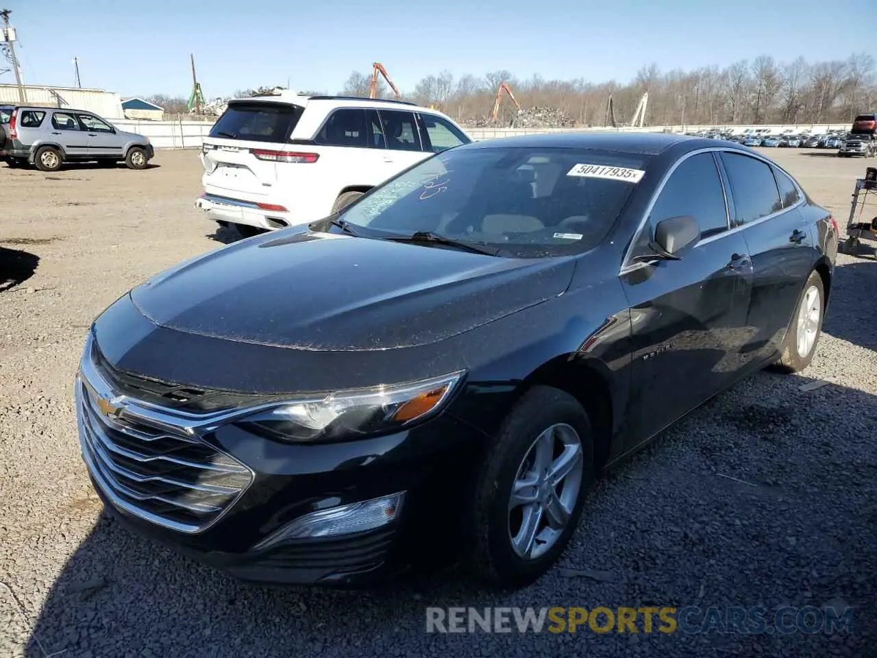 1 Photograph of a damaged car 1G1ZB5ST7MF042912 CHEVROLET MALIBU 2021