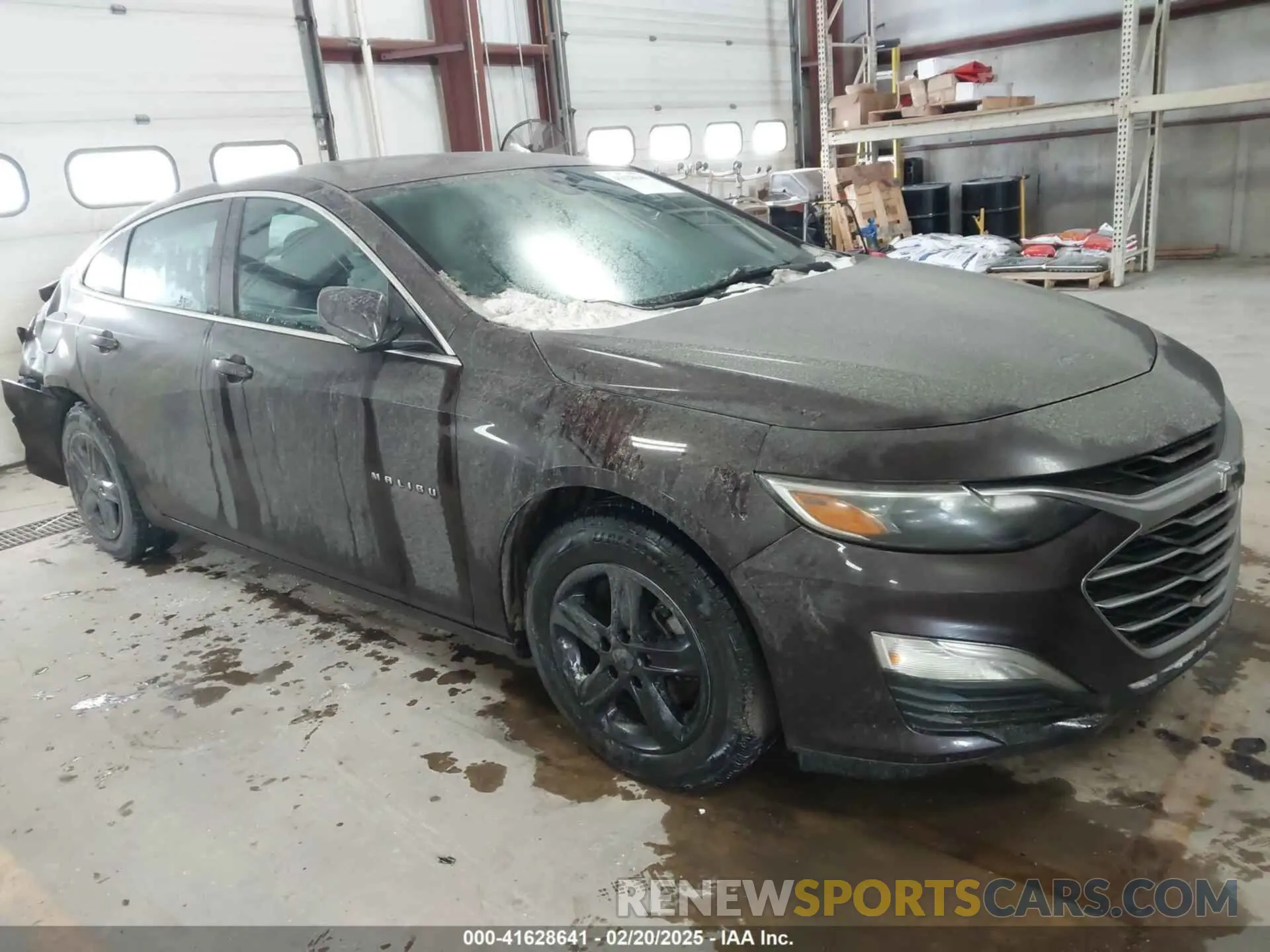 1 Photograph of a damaged car 1G1ZB5ST7MF051416 CHEVROLET MALIBU 2021