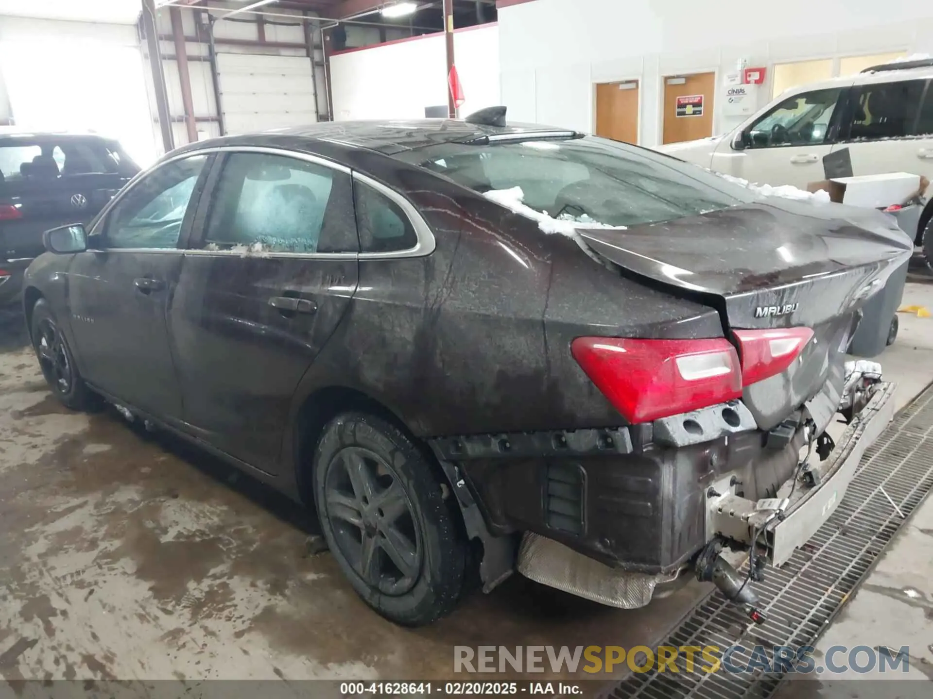 3 Photograph of a damaged car 1G1ZB5ST7MF051416 CHEVROLET MALIBU 2021