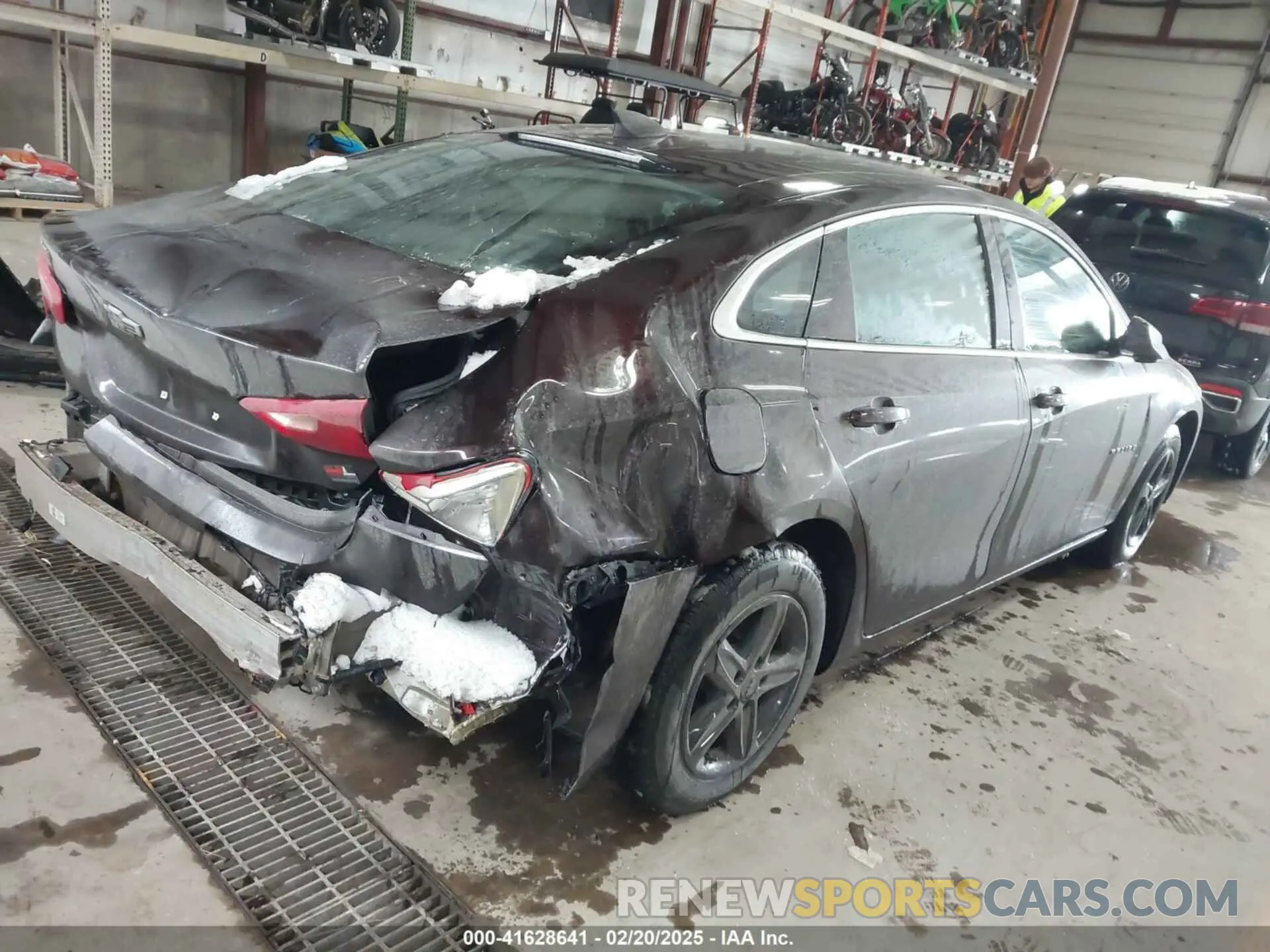 4 Photograph of a damaged car 1G1ZB5ST7MF051416 CHEVROLET MALIBU 2021