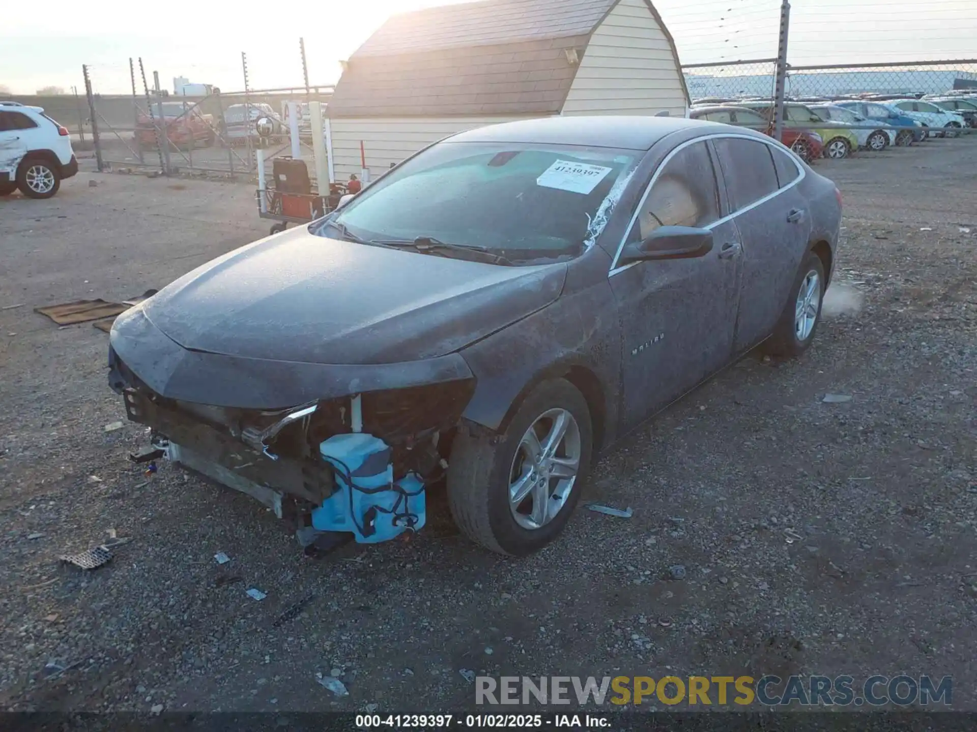 2 Photograph of a damaged car 1G1ZB5ST7MF075182 CHEVROLET MALIBU 2021