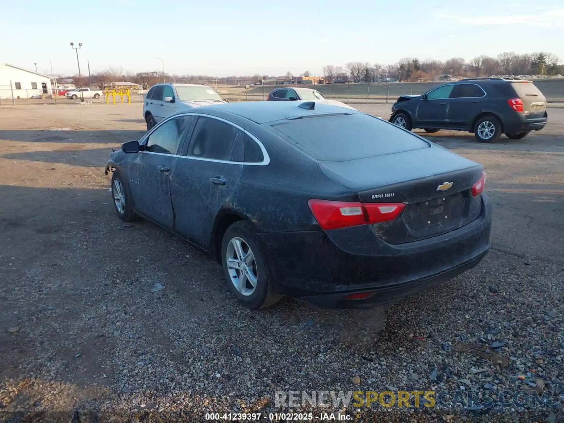 3 Photograph of a damaged car 1G1ZB5ST7MF075182 CHEVROLET MALIBU 2021