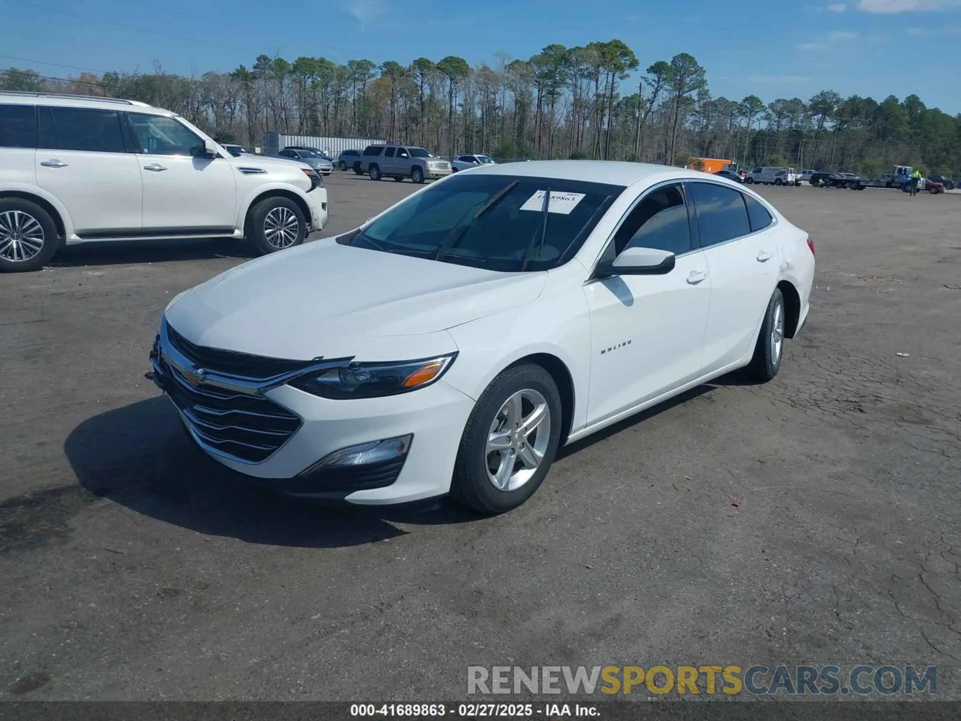 2 Photograph of a damaged car 1G1ZB5ST7MF089731 CHEVROLET MALIBU 2021