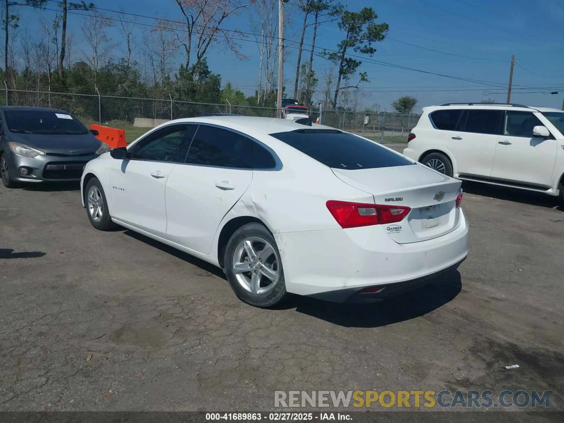 3 Photograph of a damaged car 1G1ZB5ST7MF089731 CHEVROLET MALIBU 2021