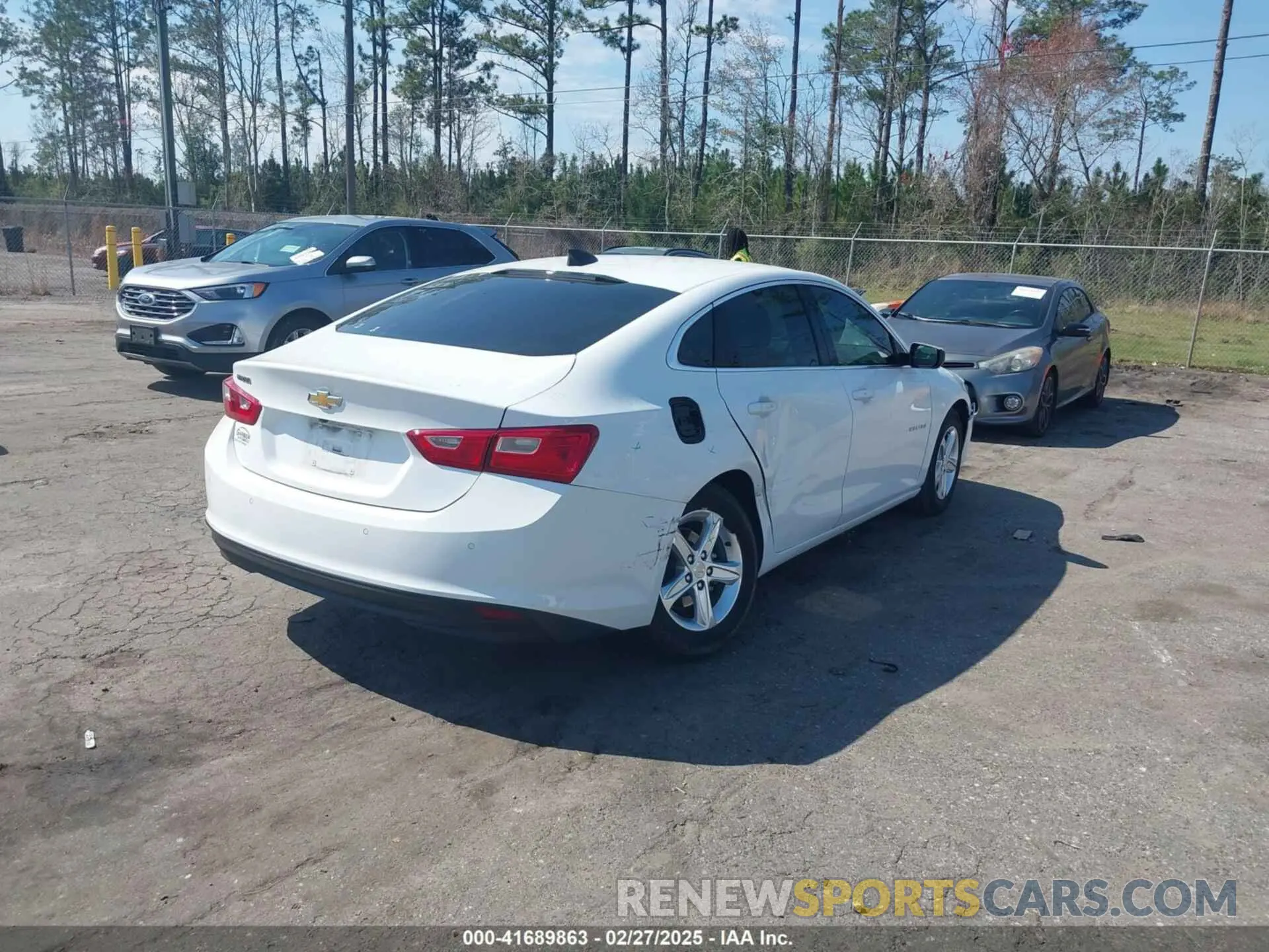 4 Photograph of a damaged car 1G1ZB5ST7MF089731 CHEVROLET MALIBU 2021