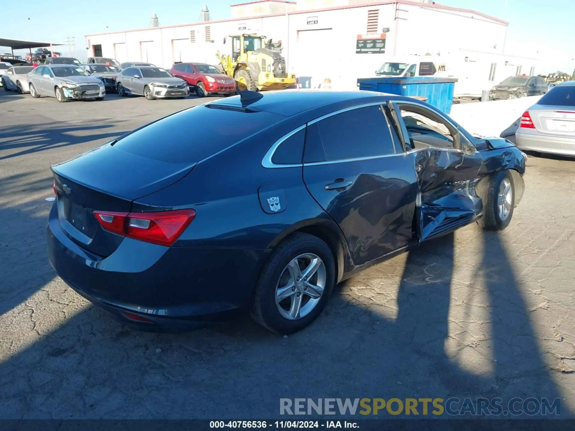 4 Photograph of a damaged car 1G1ZB5ST8MF048153 CHEVROLET MALIBU 2021
