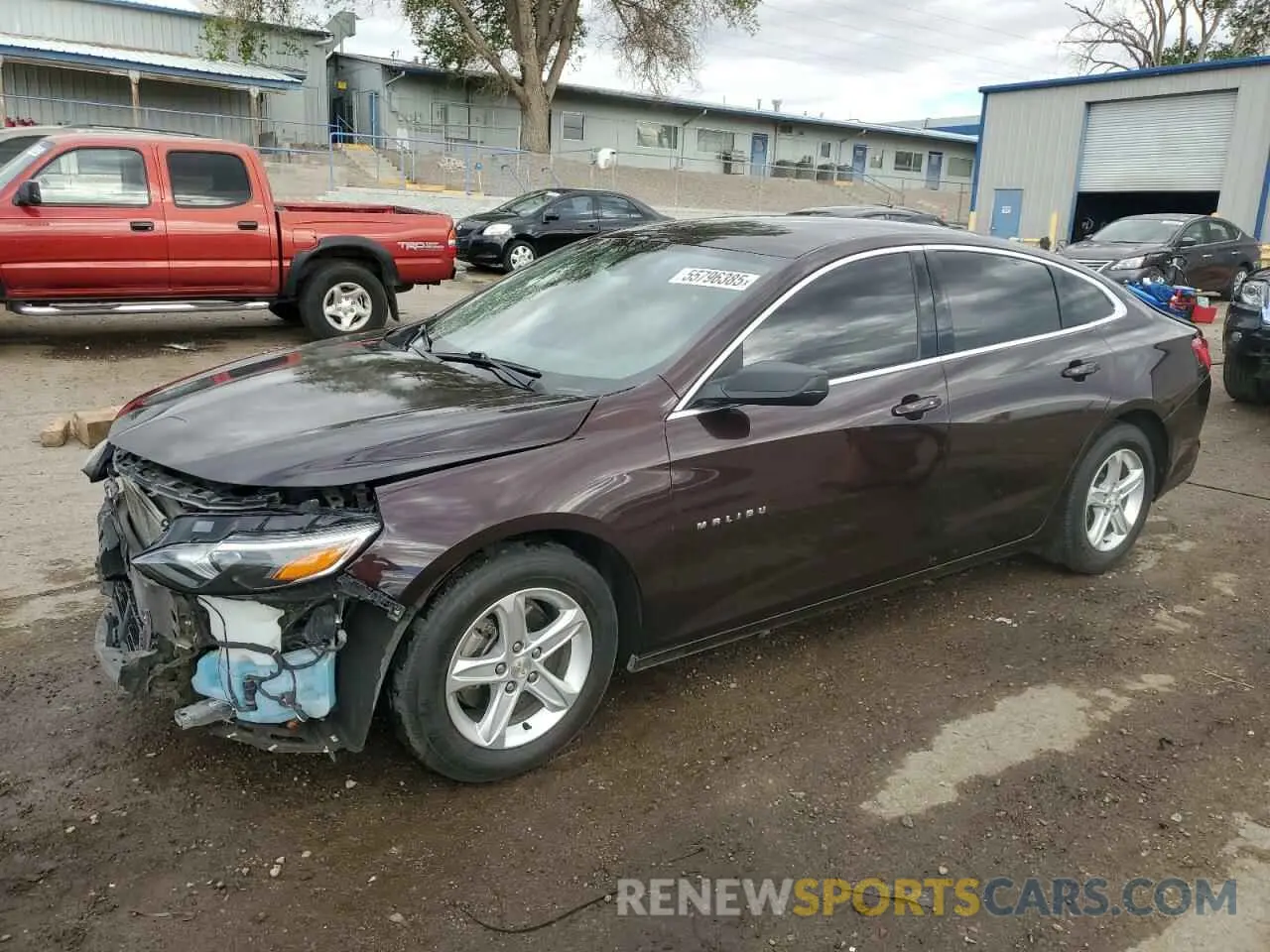 1 Photograph of a damaged car 1G1ZB5ST9MF040269 CHEVROLET MALIBU 2021