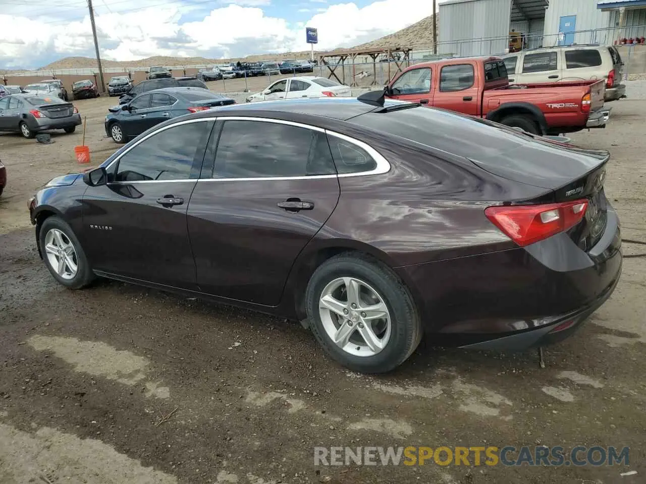 2 Photograph of a damaged car 1G1ZB5ST9MF040269 CHEVROLET MALIBU 2021