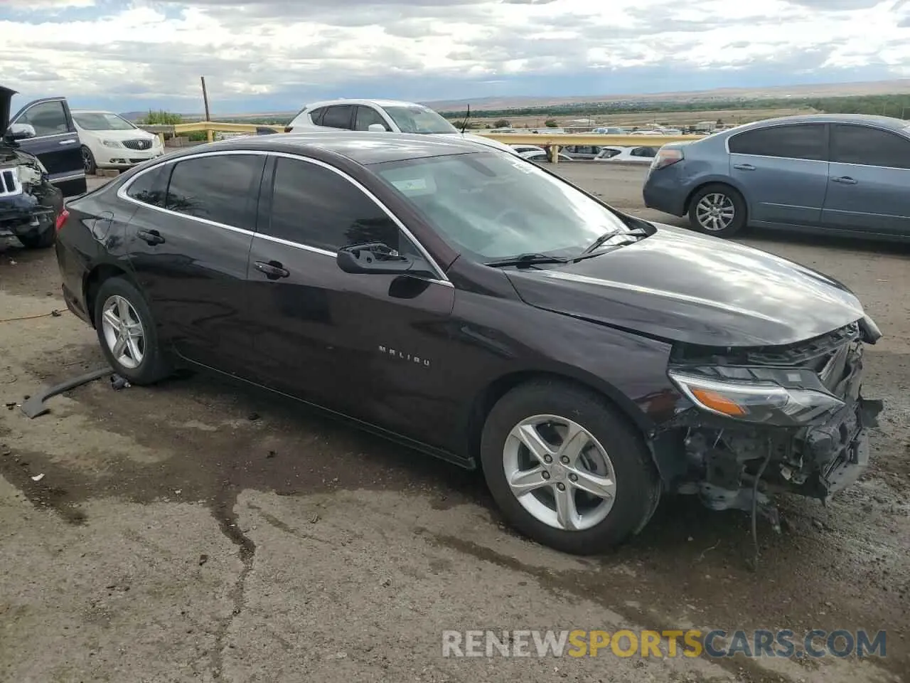 4 Photograph of a damaged car 1G1ZB5ST9MF040269 CHEVROLET MALIBU 2021
