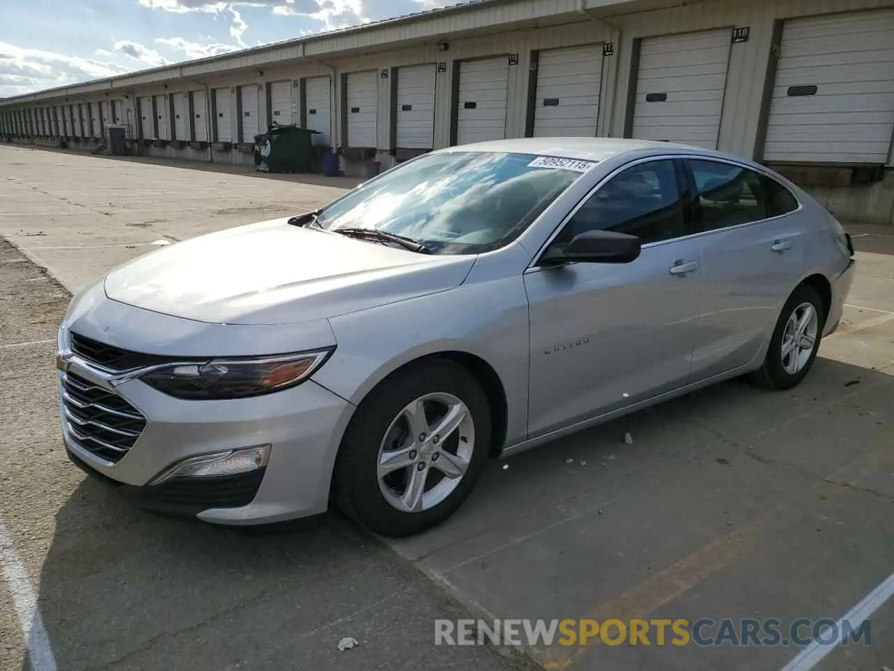 1 Photograph of a damaged car 1G1ZB5ST9MF049859 CHEVROLET MALIBU 2021
