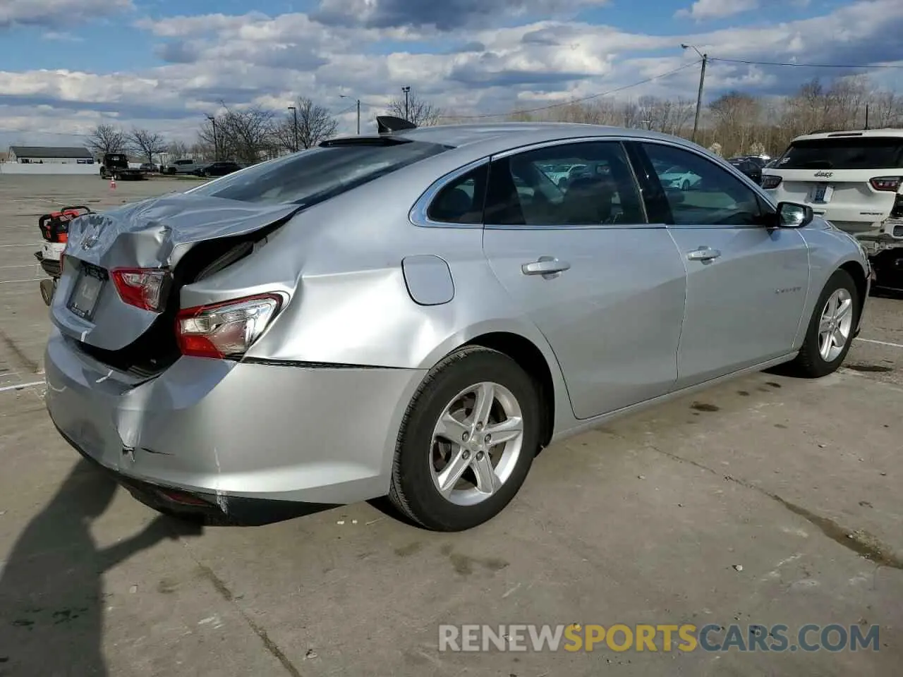 3 Photograph of a damaged car 1G1ZB5ST9MF049859 CHEVROLET MALIBU 2021