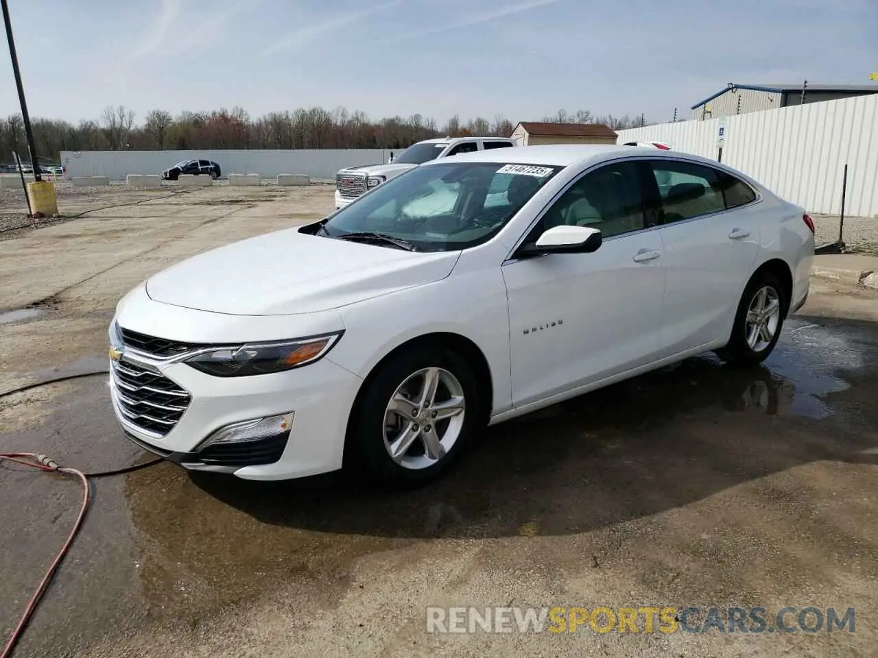 1 Photograph of a damaged car 1G1ZB5STXMF058618 CHEVROLET MALIBU 2021
