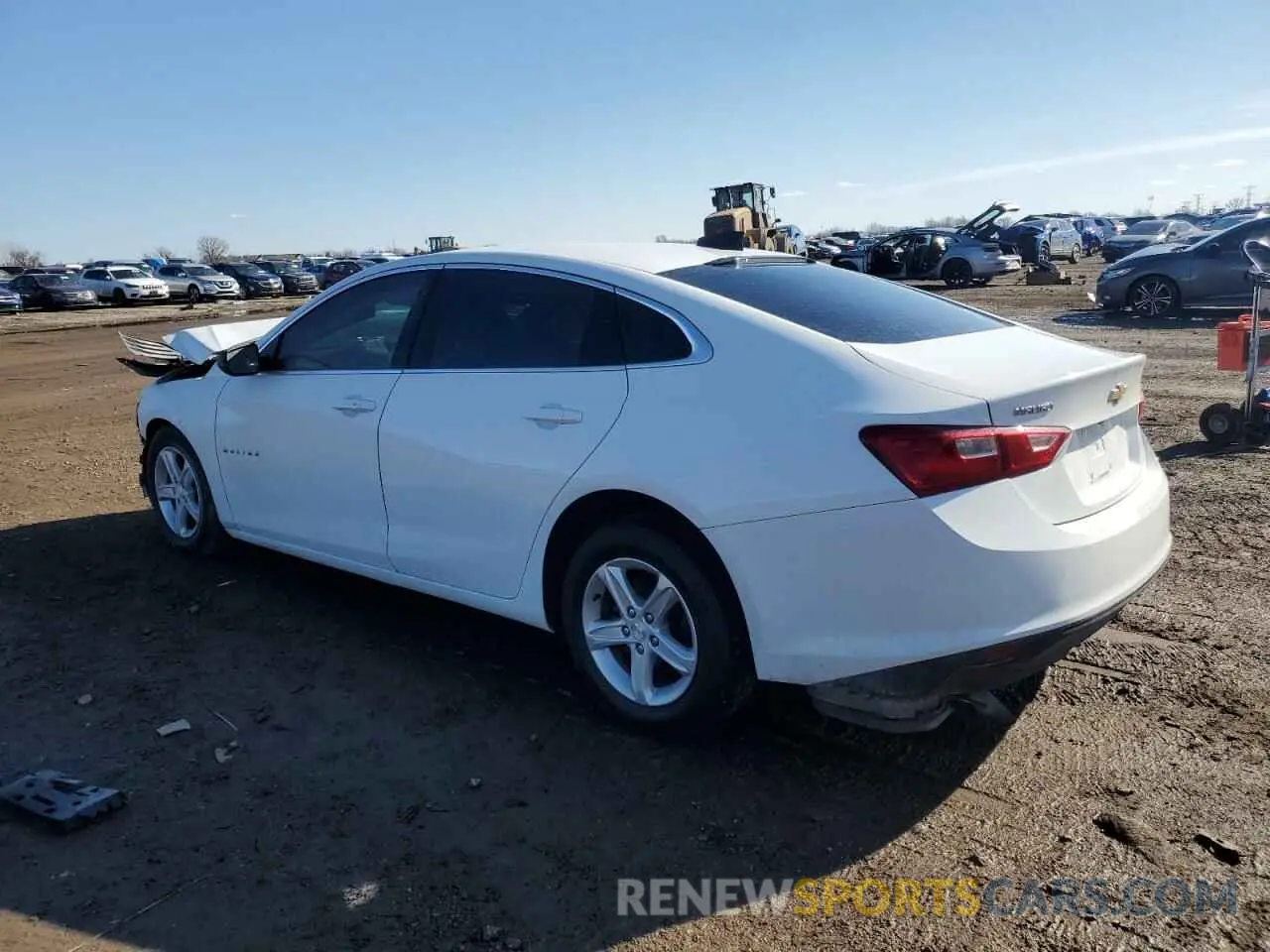 2 Photograph of a damaged car 1G1ZB5STXMF090016 CHEVROLET MALIBU 2021