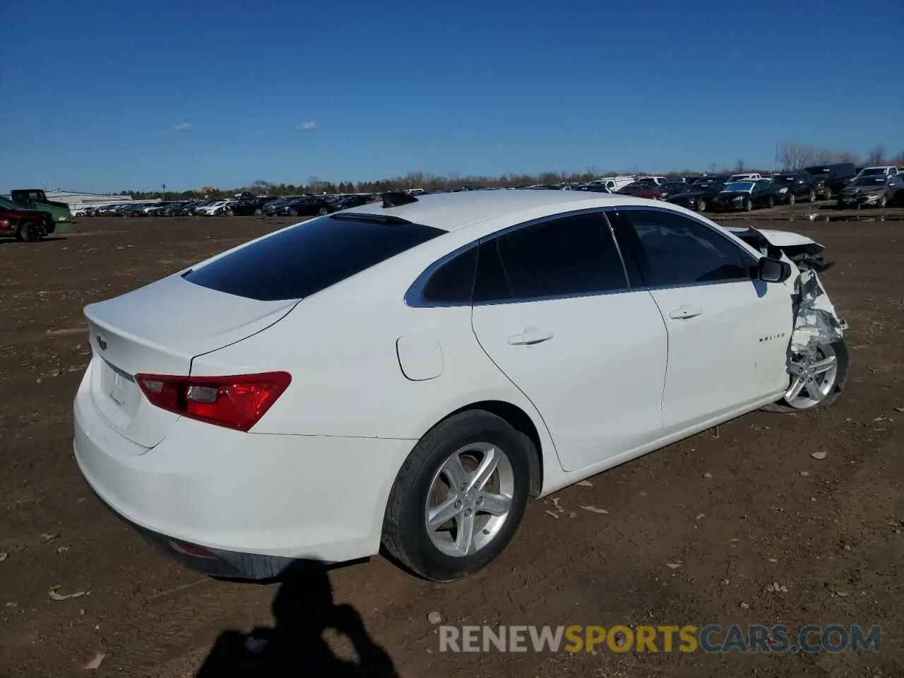 3 Photograph of a damaged car 1G1ZB5STXMF090016 CHEVROLET MALIBU 2021