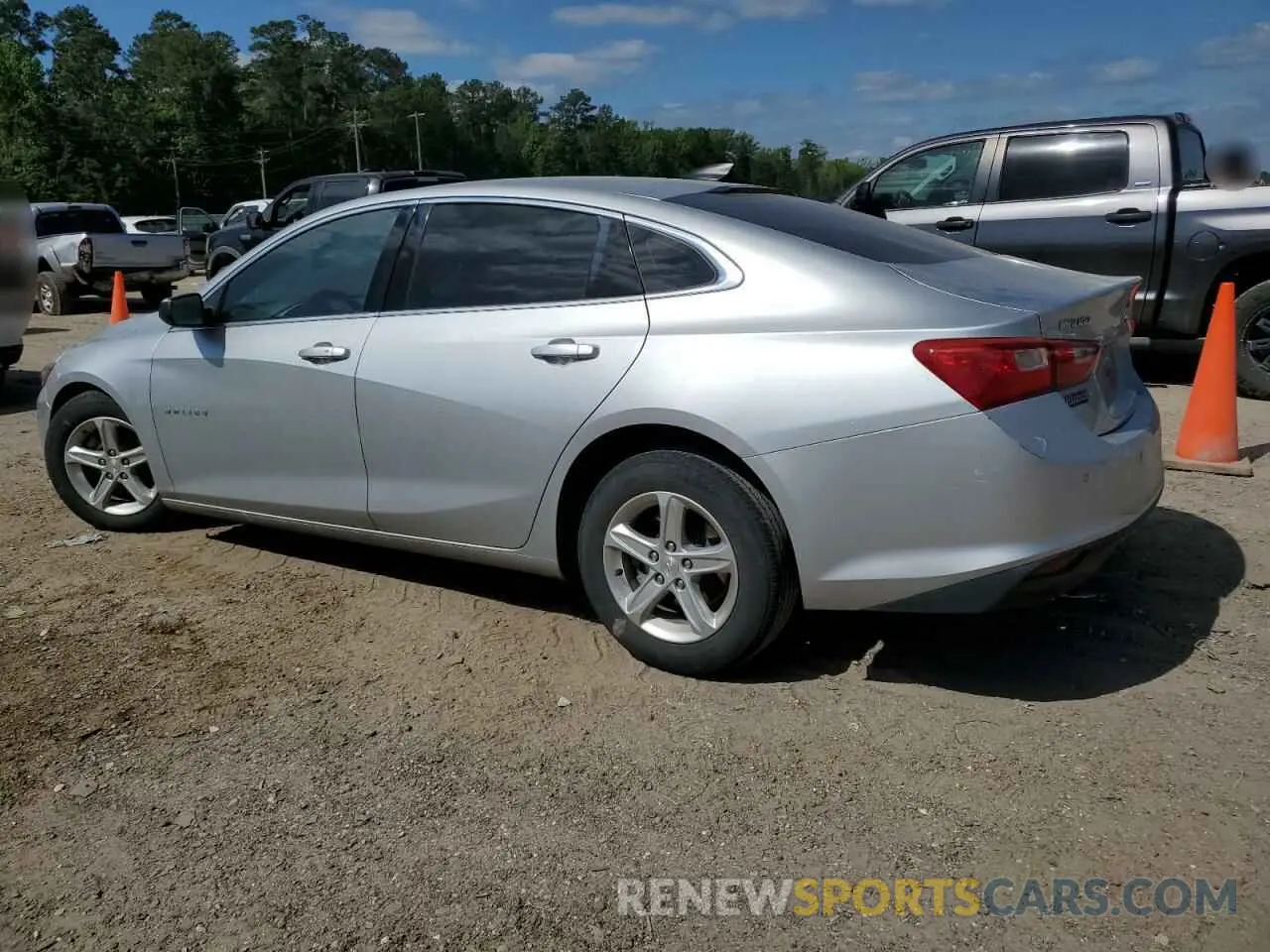 2 Photograph of a damaged car 1G1ZC5ST0MF085016 CHEVROLET MALIBU 2021