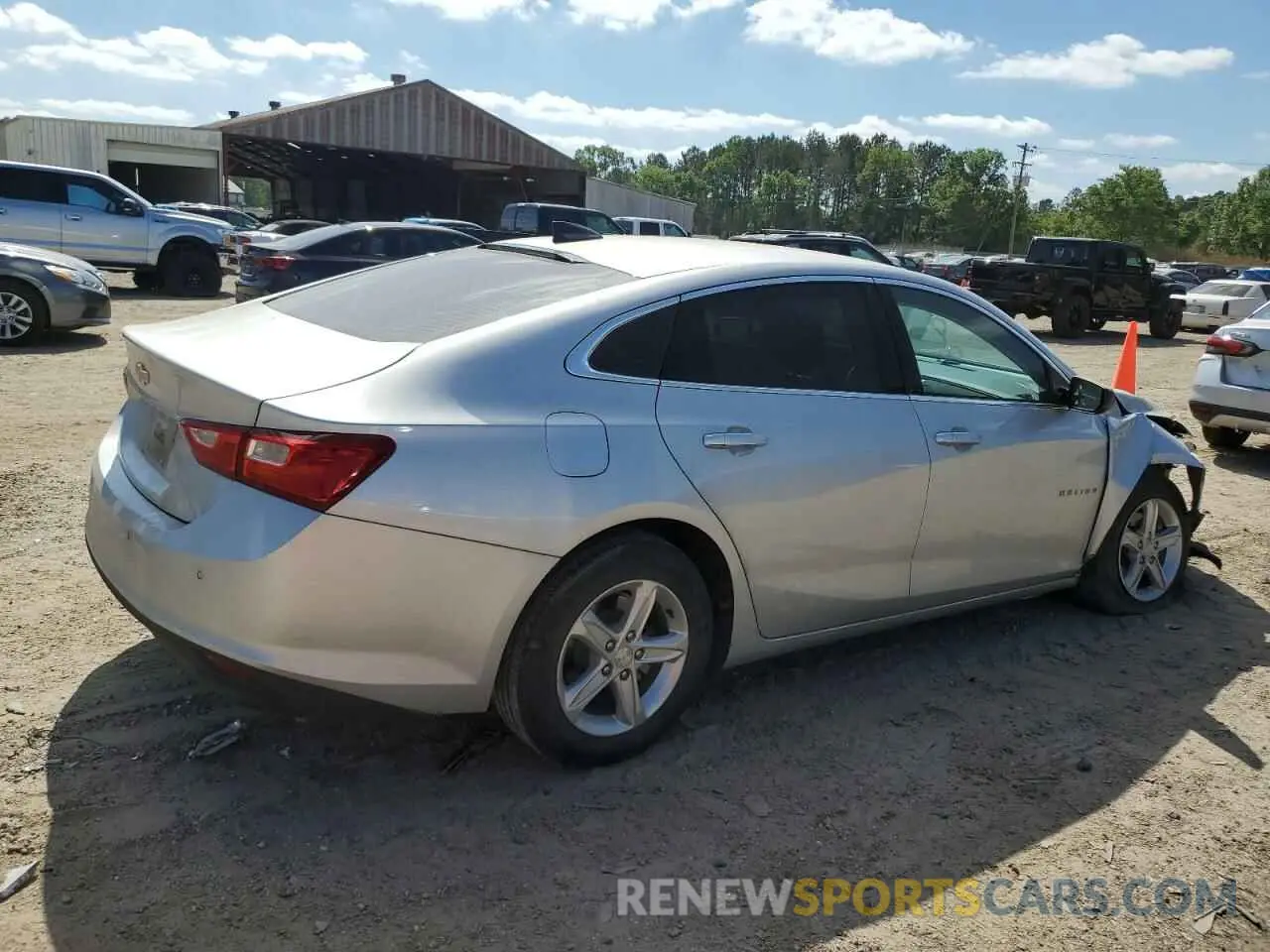 3 Photograph of a damaged car 1G1ZC5ST0MF085016 CHEVROLET MALIBU 2021