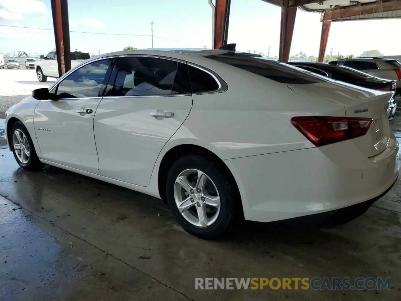 2 Photograph of a damaged car 1G1ZC5ST0MF085470 CHEVROLET MALIBU 2021