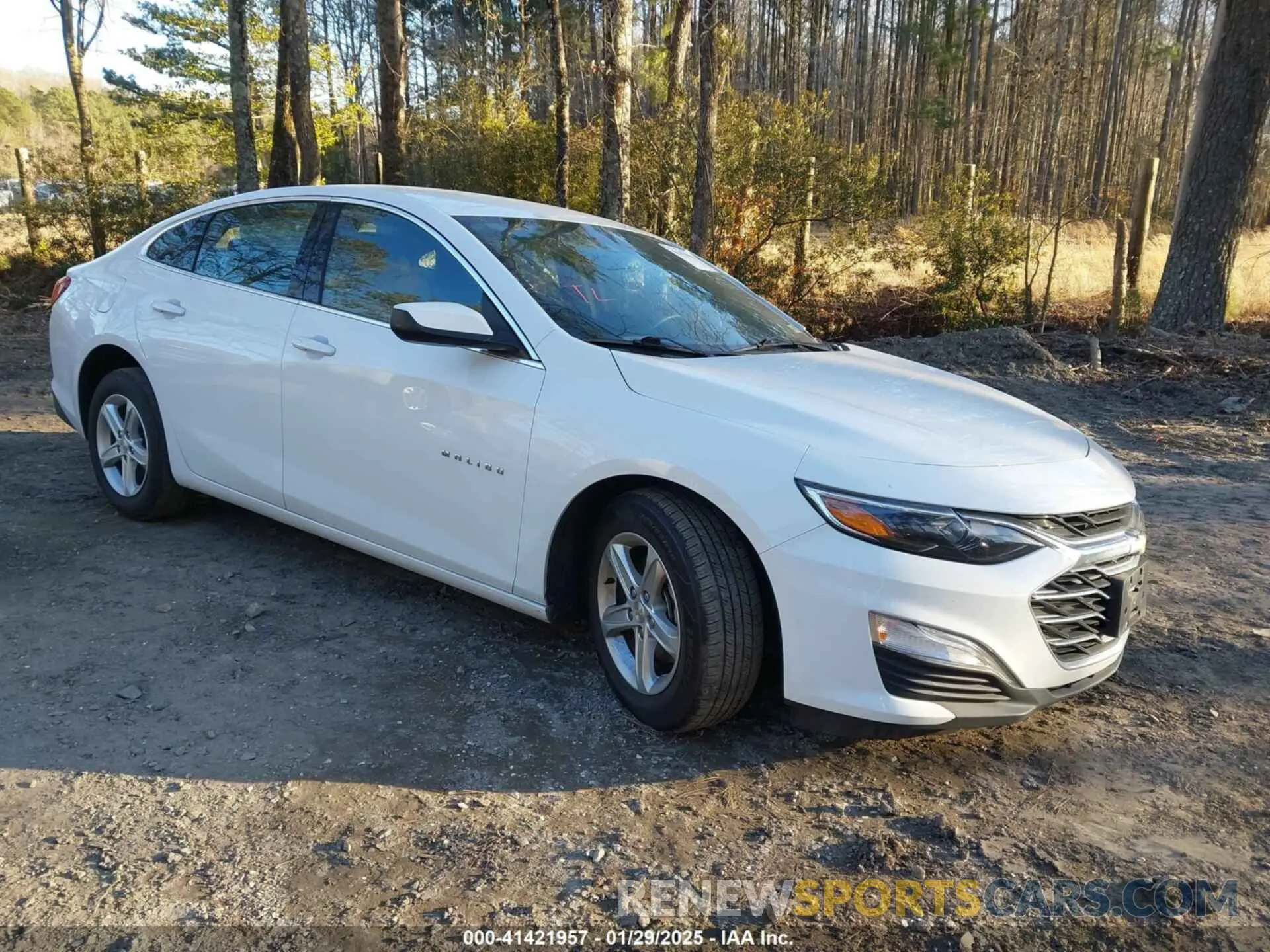 1 Photograph of a damaged car 1G1ZC5ST1MF087695 CHEVROLET MALIBU 2021