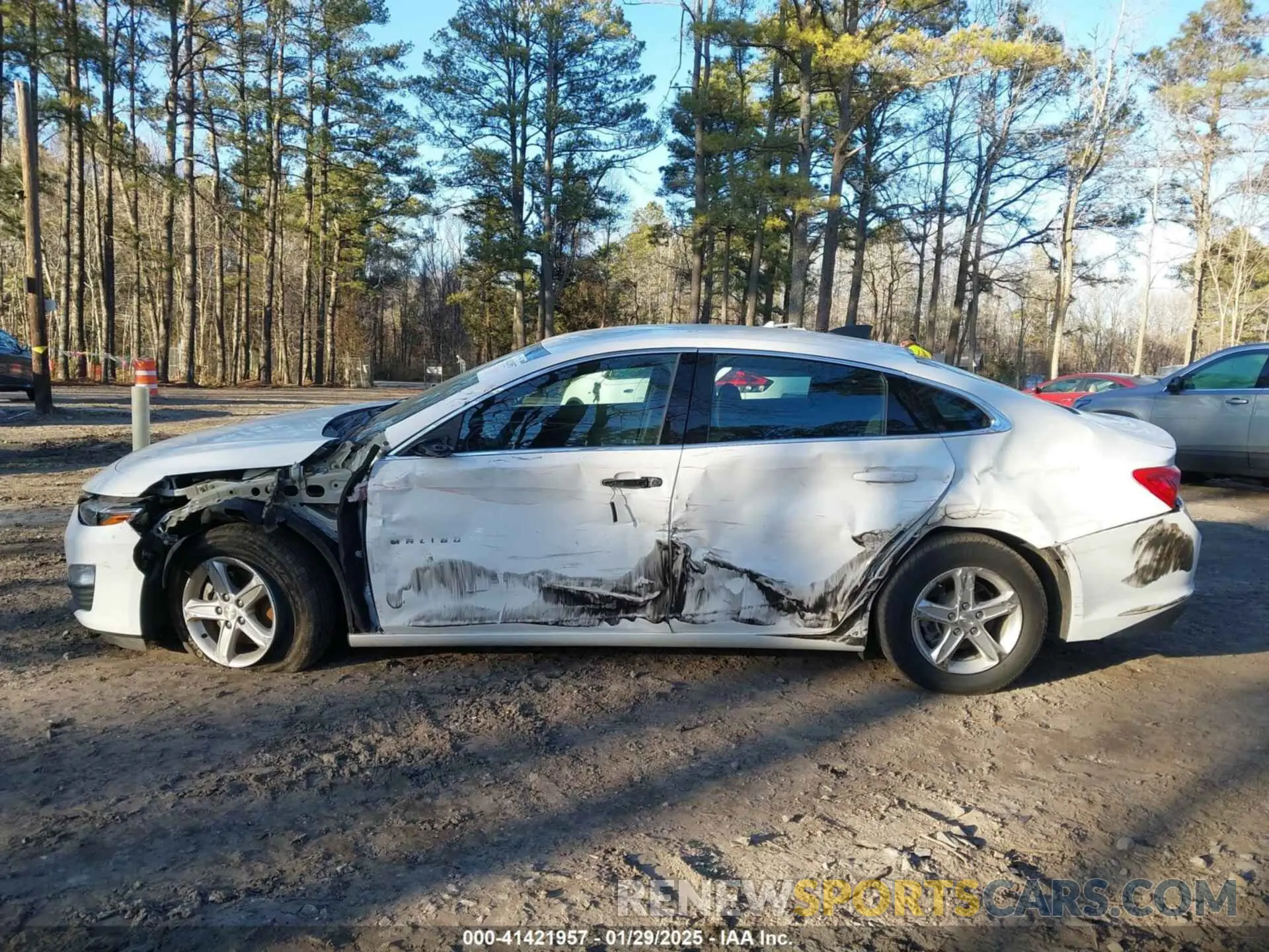 14 Photograph of a damaged car 1G1ZC5ST1MF087695 CHEVROLET MALIBU 2021
