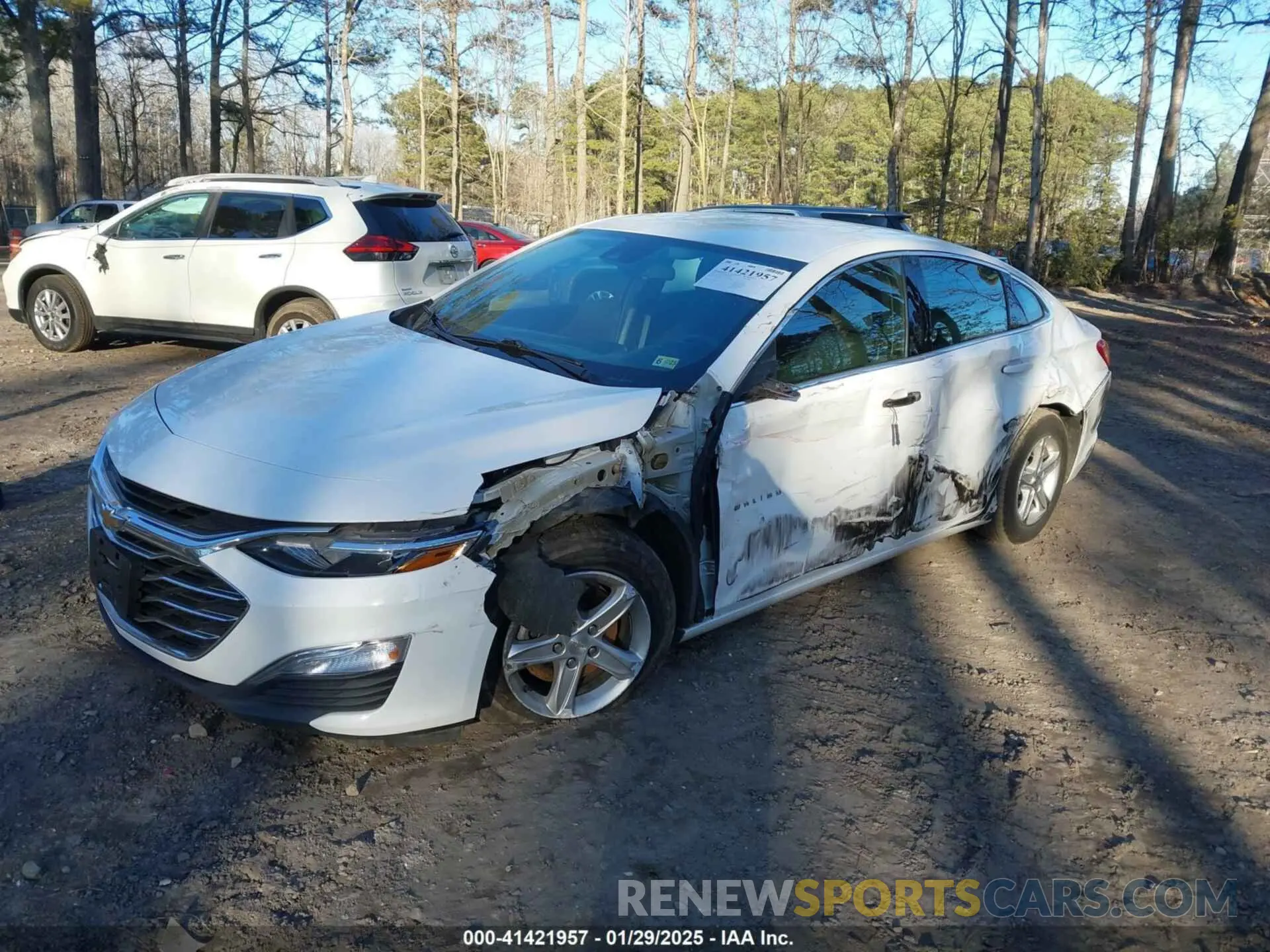 6 Photograph of a damaged car 1G1ZC5ST1MF087695 CHEVROLET MALIBU 2021