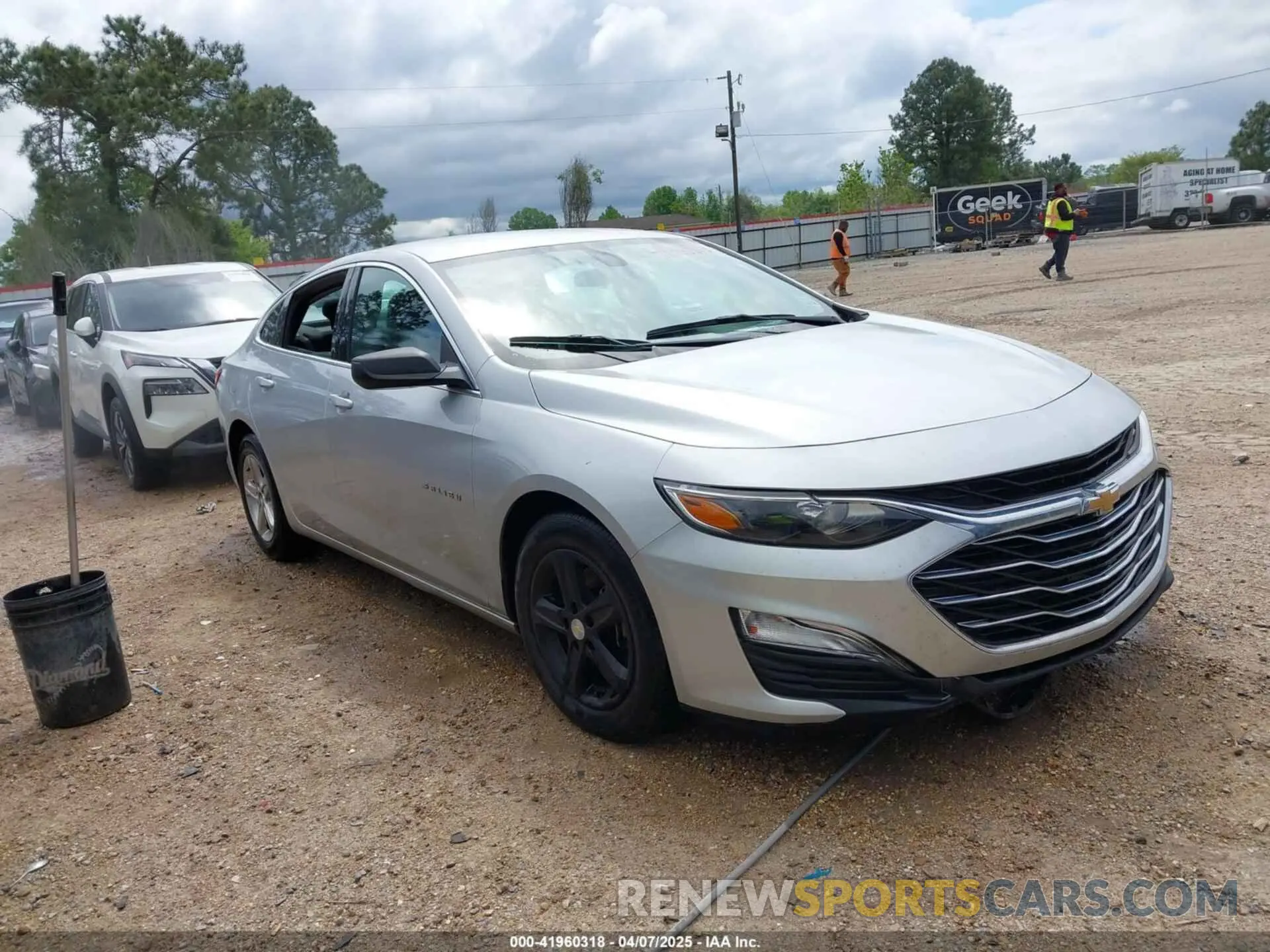 1 Photograph of a damaged car 1G1ZC5ST2MF031233 CHEVROLET MALIBU 2021