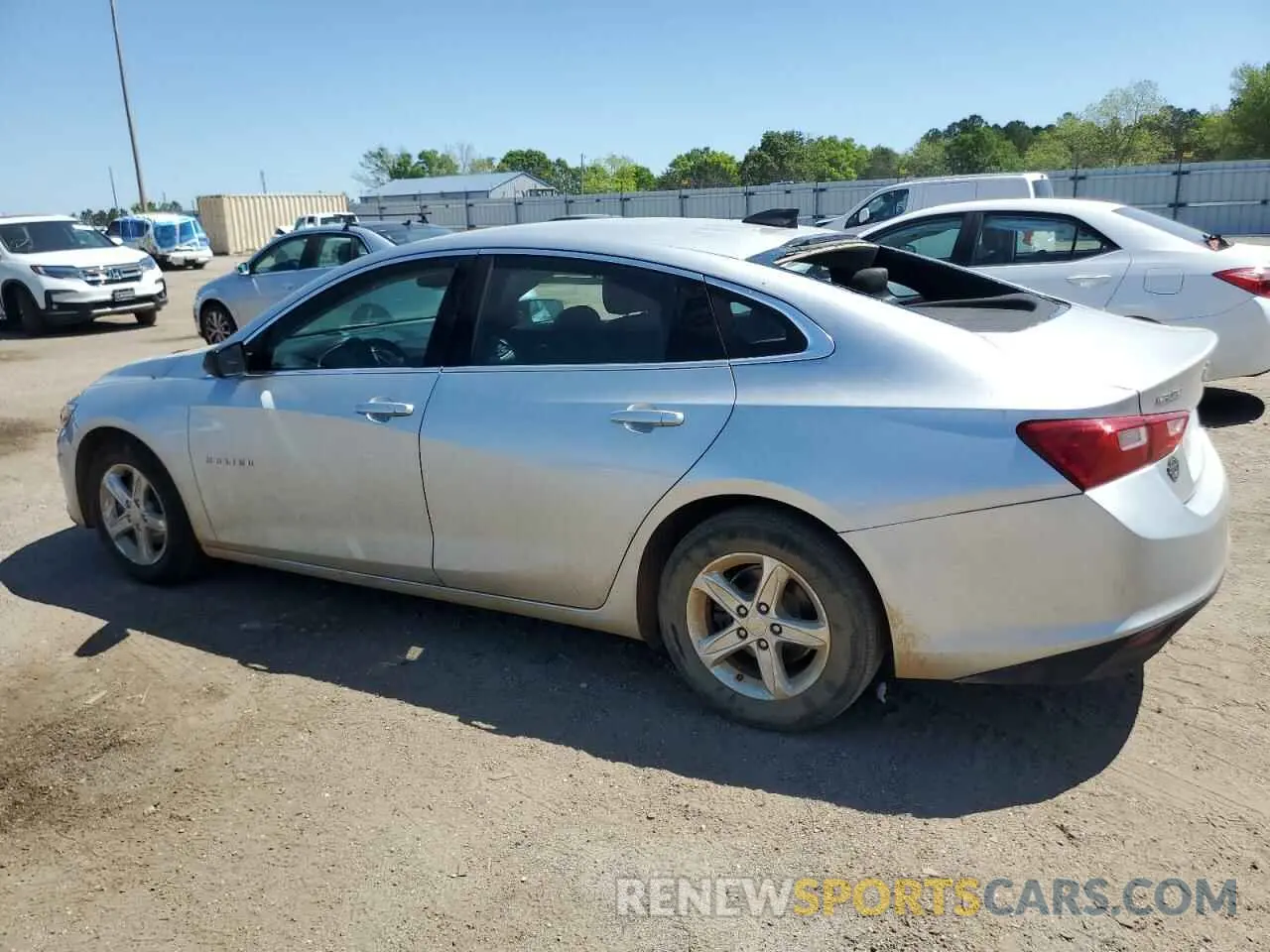 2 Photograph of a damaged car 1G1ZC5ST2MF055709 CHEVROLET MALIBU 2021