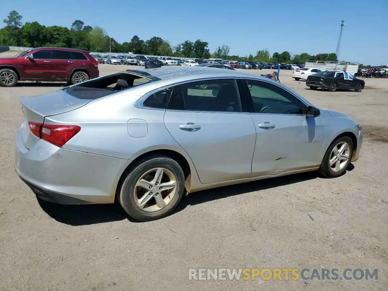 3 Photograph of a damaged car 1G1ZC5ST2MF055709 CHEVROLET MALIBU 2021
