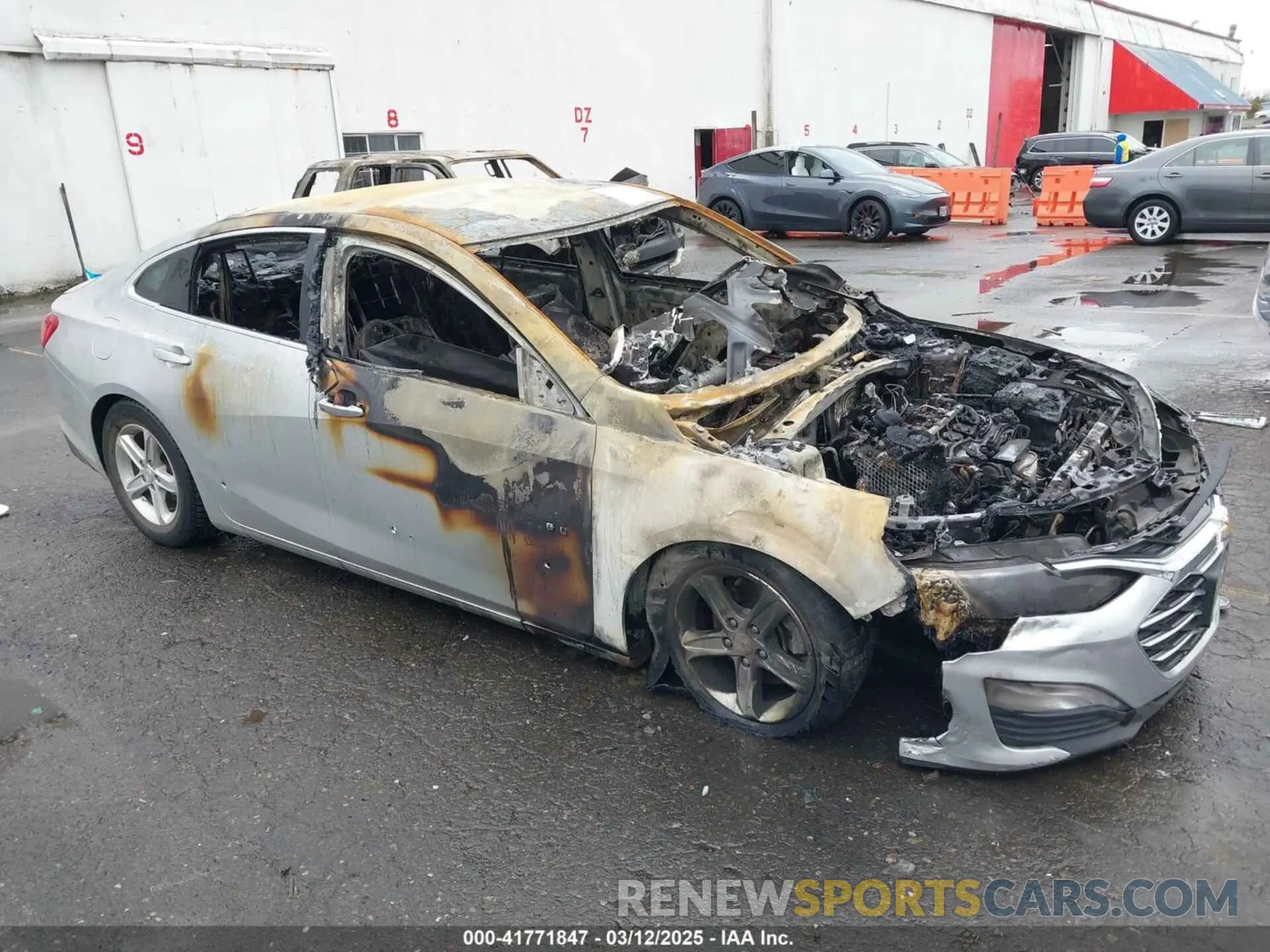 1 Photograph of a damaged car 1G1ZC5ST2MF082537 CHEVROLET MALIBU 2021
