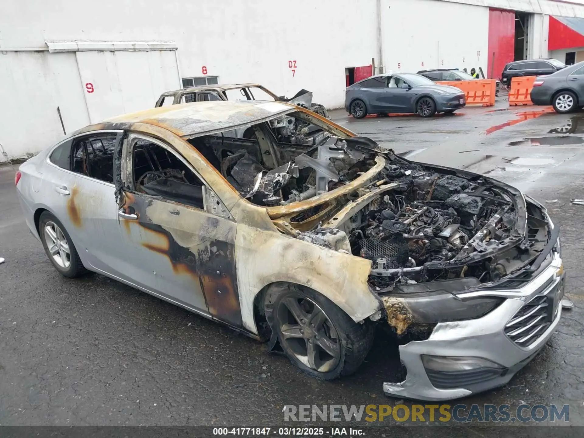 6 Photograph of a damaged car 1G1ZC5ST2MF082537 CHEVROLET MALIBU 2021
