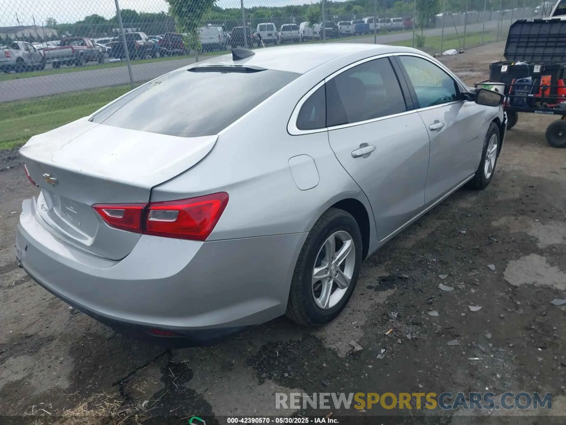 4 Photograph of a damaged car 1G1ZC5ST2MF084143 CHEVROLET MALIBU 2021