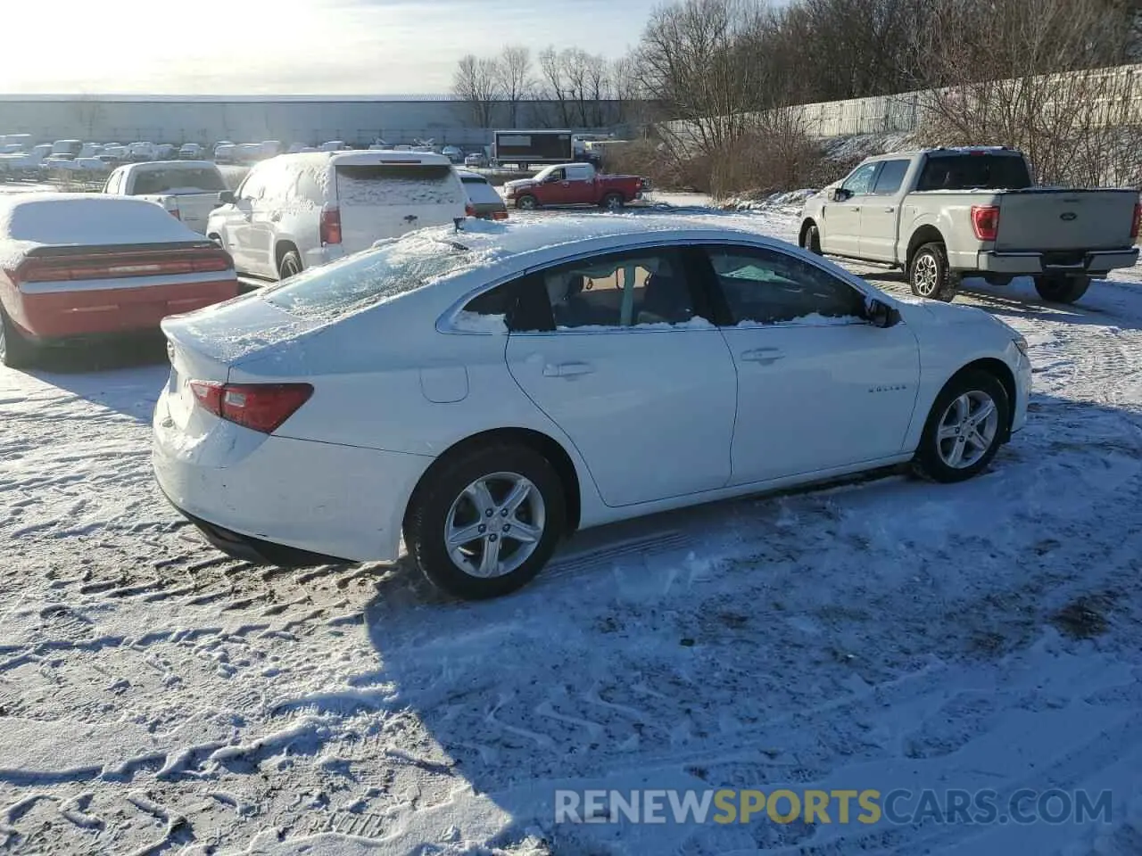 3 Photograph of a damaged car 1G1ZC5ST2MF087219 CHEVROLET MALIBU 2021