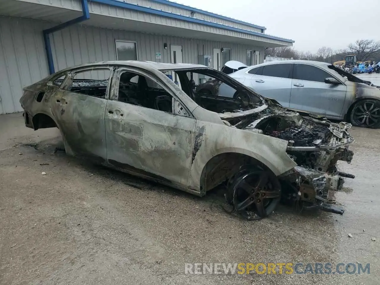 4 Photograph of a damaged car 1G1ZC5ST3MF037798 CHEVROLET MALIBU 2021