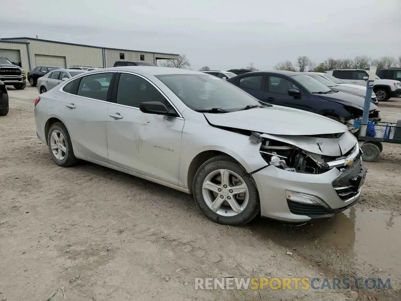 4 Photograph of a damaged car 1G1ZC5ST3MF039423 CHEVROLET MALIBU 2021