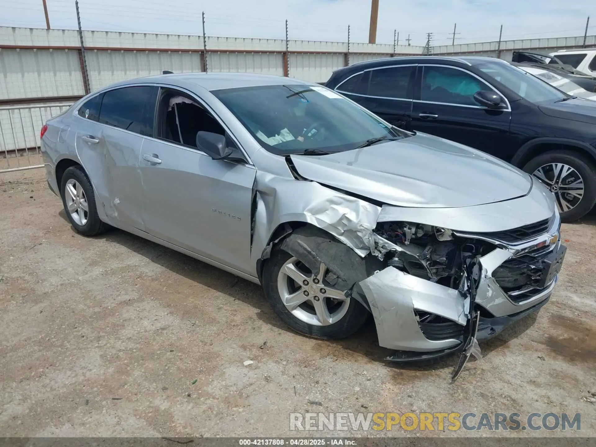 1 Photograph of a damaged car 1G1ZC5ST4MF003434 CHEVROLET MALIBU 2021