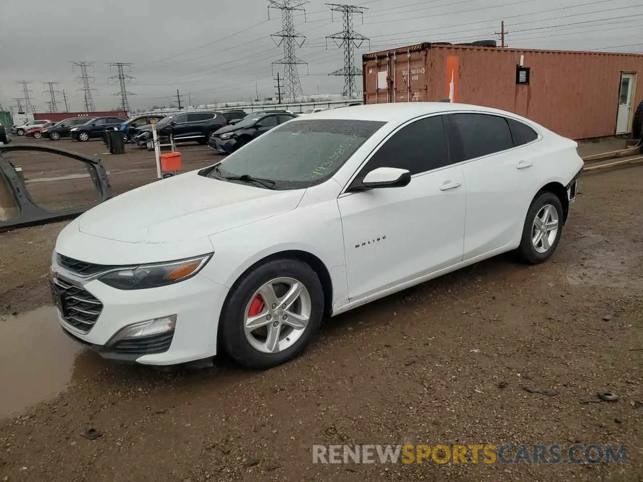 1 Photograph of a damaged car 1G1ZC5ST4MF085620 CHEVROLET MALIBU 2021