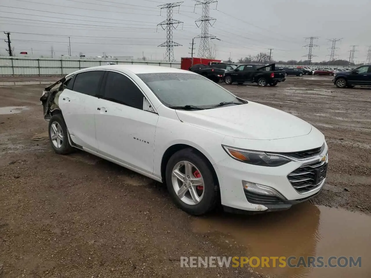 4 Photograph of a damaged car 1G1ZC5ST4MF085620 CHEVROLET MALIBU 2021