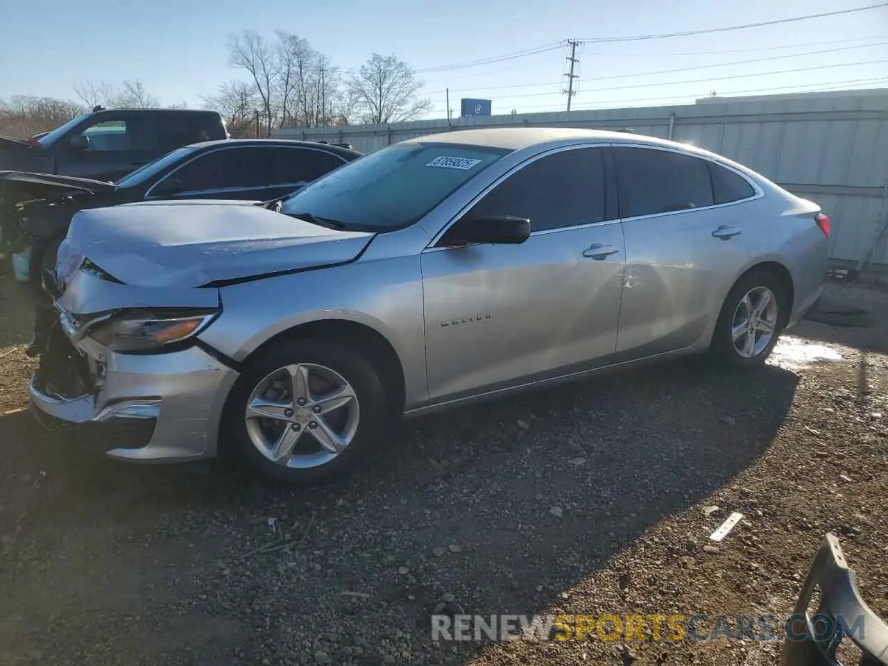 1 Photograph of a damaged car 1G1ZC5ST5MF037995 CHEVROLET MALIBU 2021