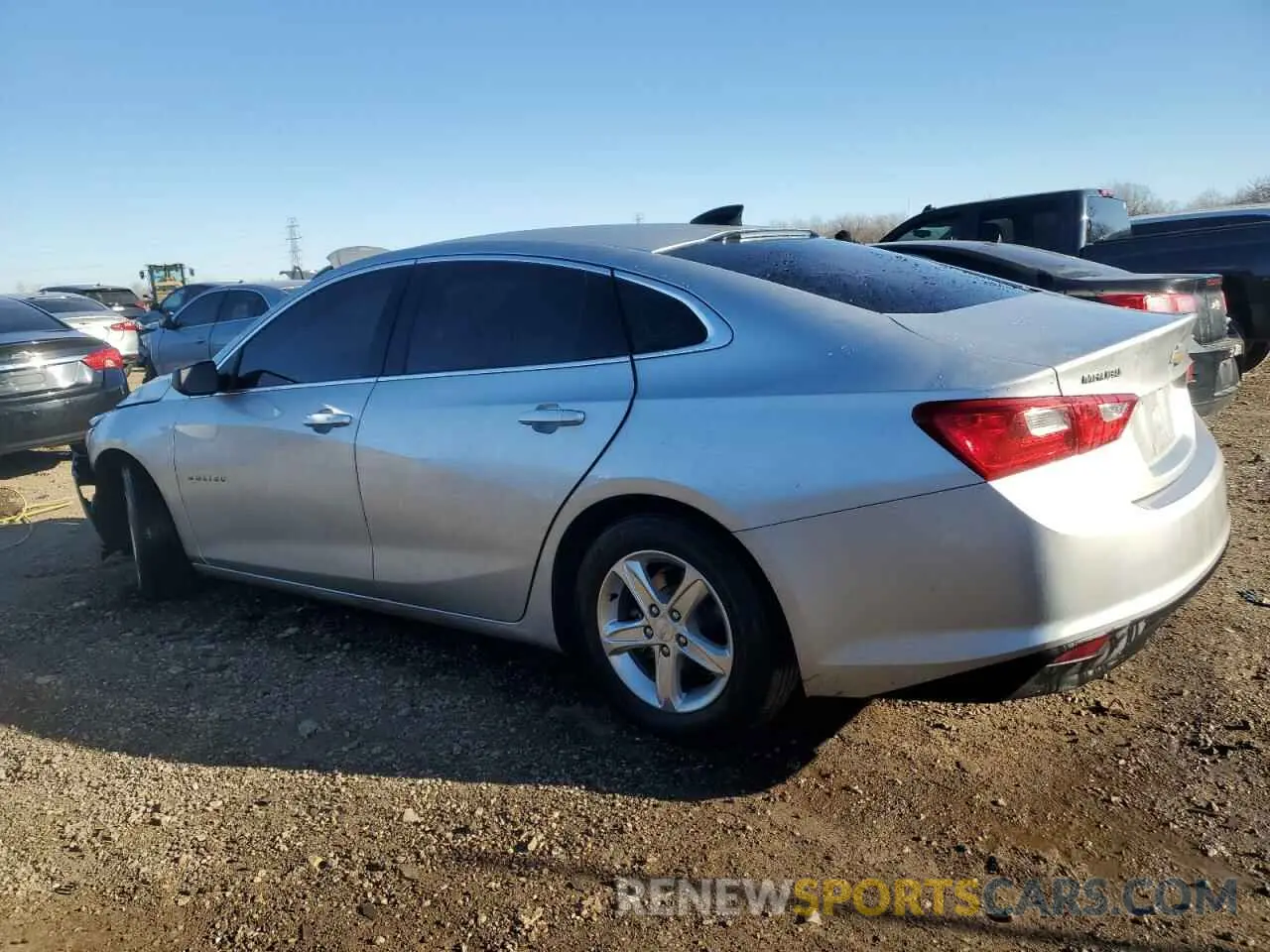 2 Photograph of a damaged car 1G1ZC5ST5MF037995 CHEVROLET MALIBU 2021