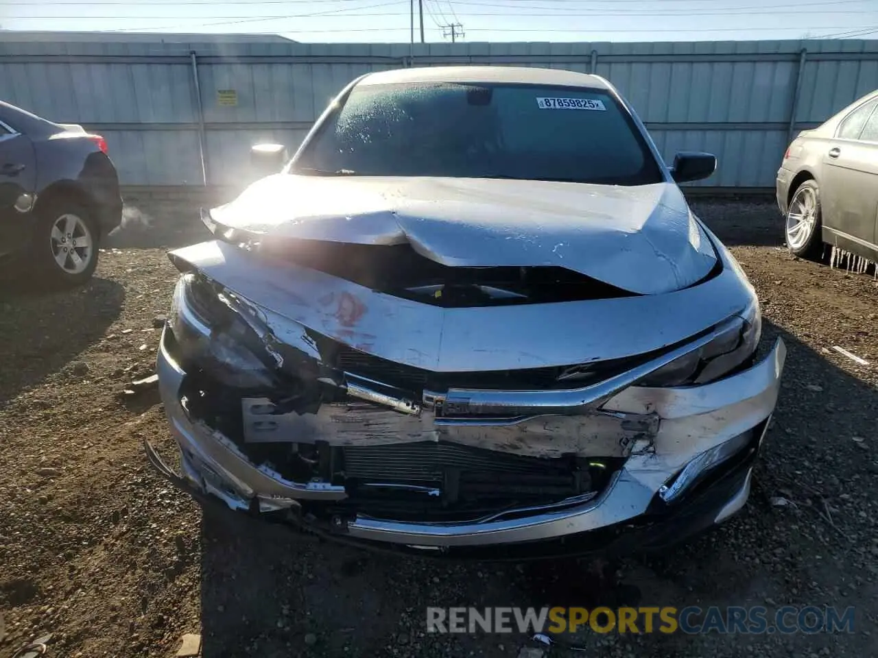 5 Photograph of a damaged car 1G1ZC5ST5MF037995 CHEVROLET MALIBU 2021