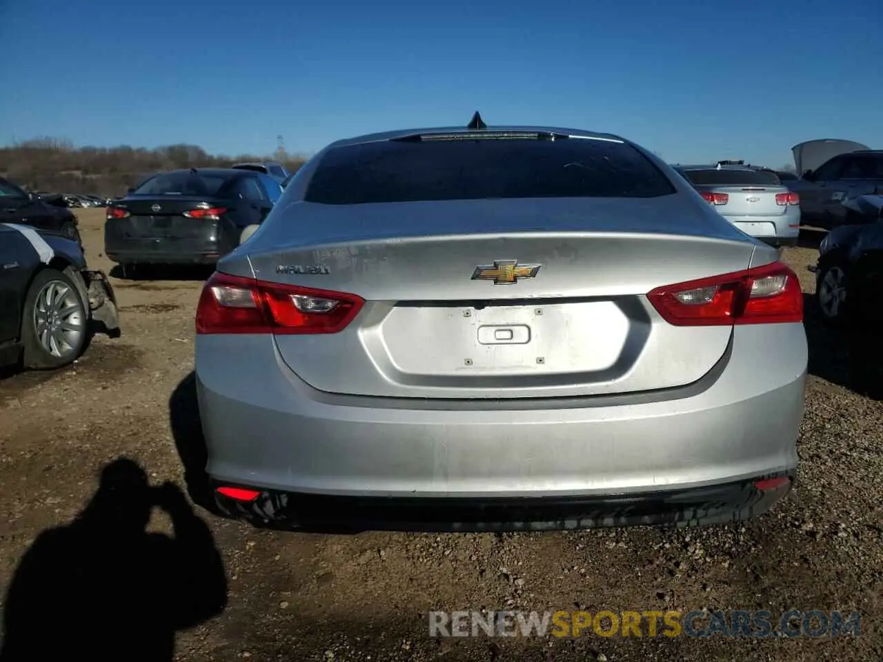6 Photograph of a damaged car 1G1ZC5ST5MF037995 CHEVROLET MALIBU 2021