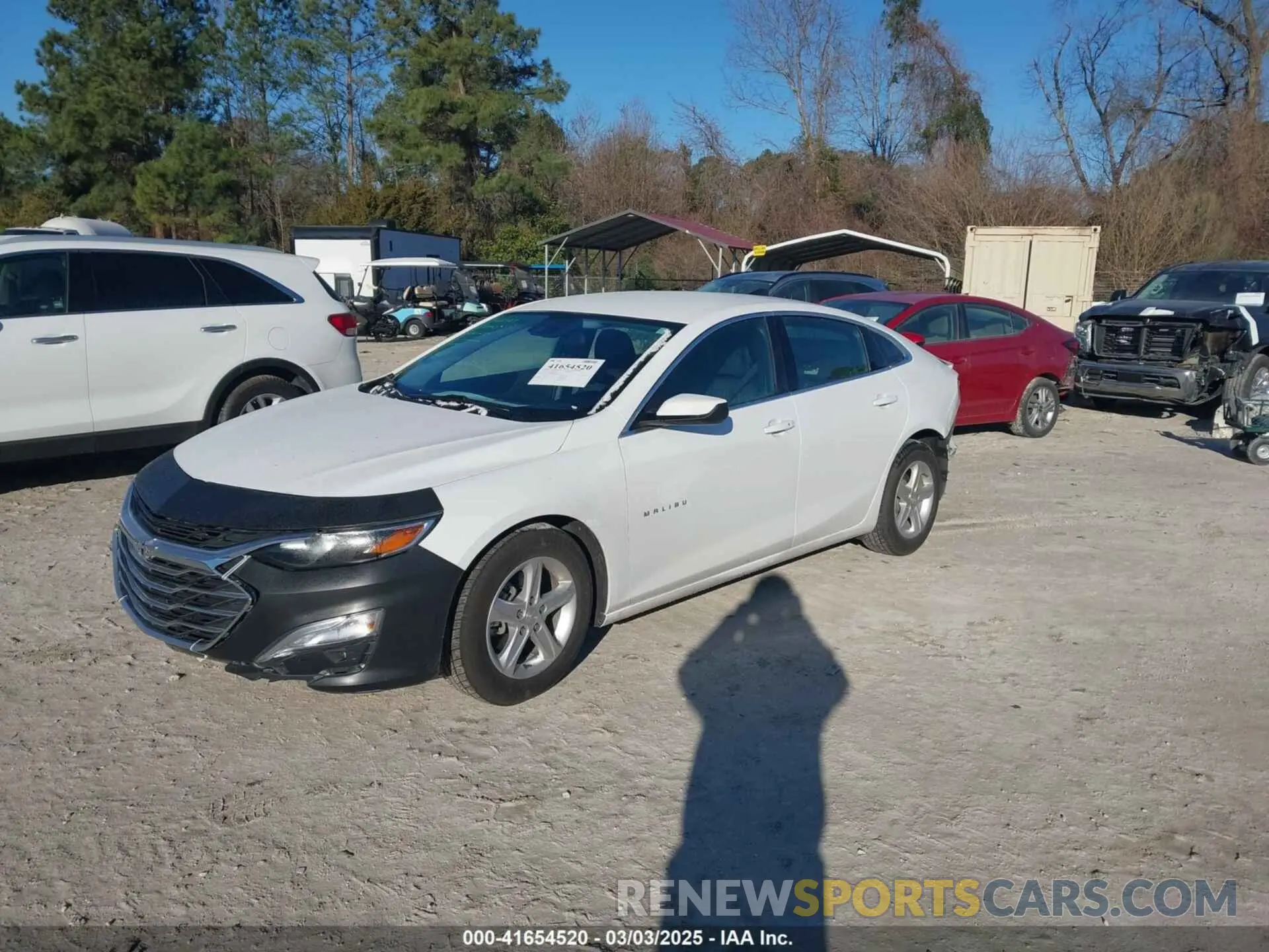 2 Photograph of a damaged car 1G1ZC5ST7MF087006 CHEVROLET MALIBU 2021