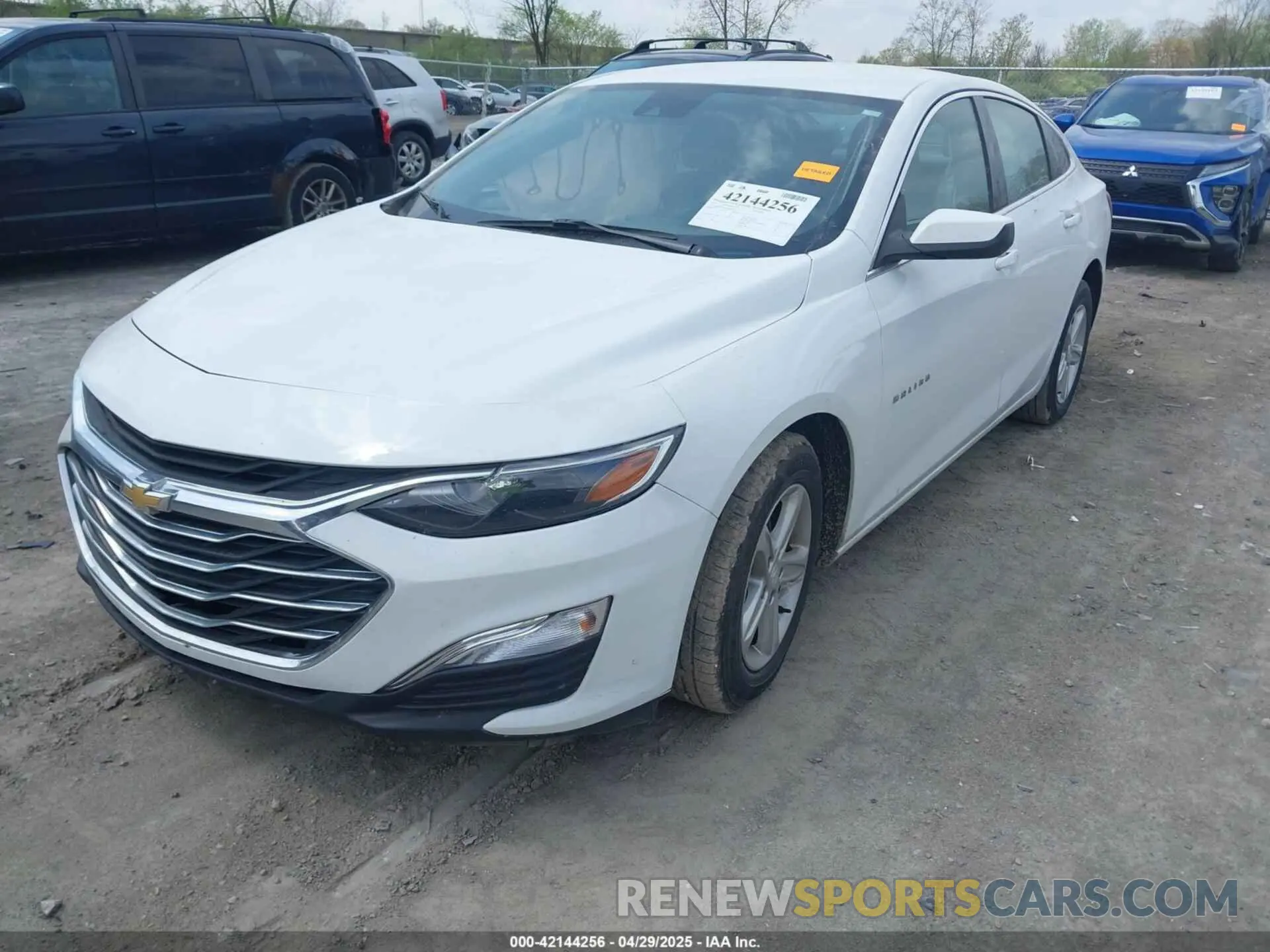 2 Photograph of a damaged car 1G1ZC5ST8MF042446 CHEVROLET MALIBU 2021
