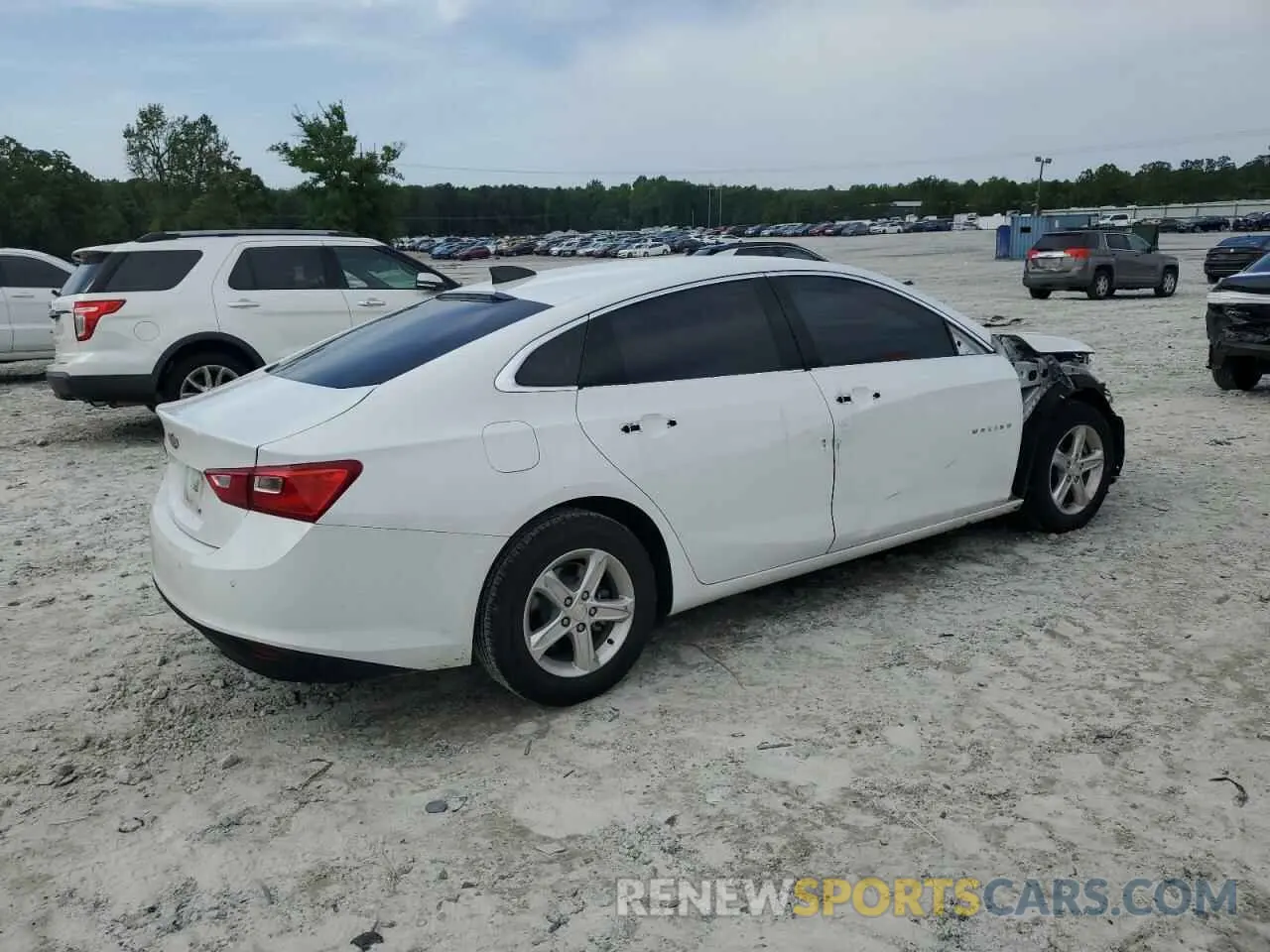 3 Photograph of a damaged car 1G1ZC5STXMF086383 CHEVROLET MALIBU 2021