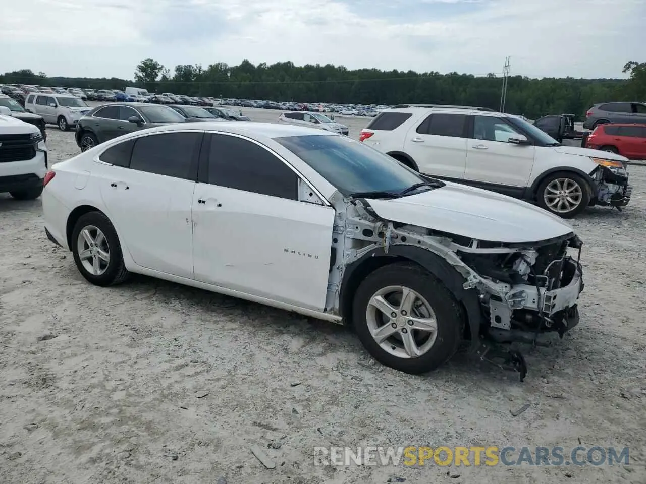 4 Photograph of a damaged car 1G1ZC5STXMF086383 CHEVROLET MALIBU 2021