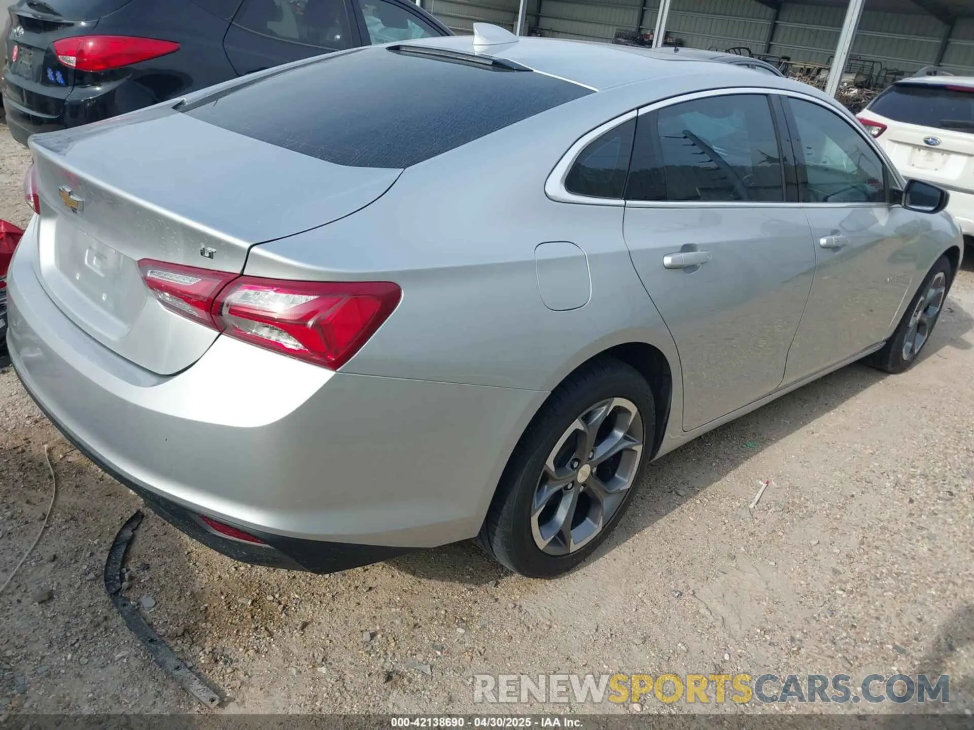 4 Photograph of a damaged car 1G1ZD5ST0MF004965 CHEVROLET MALIBU 2021