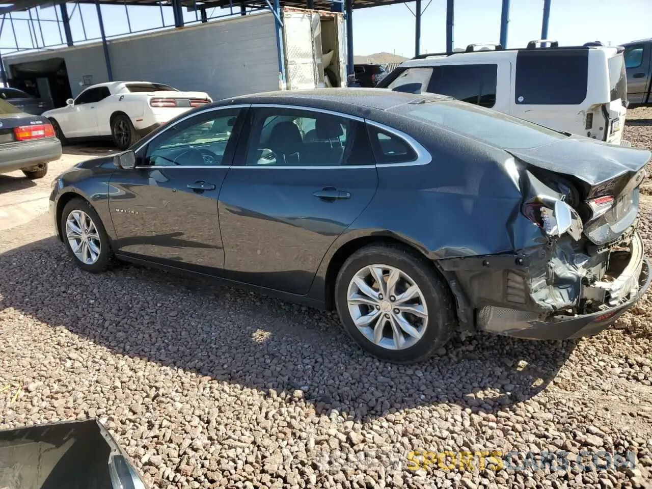 2 Photograph of a damaged car 1G1ZD5ST0MF022477 CHEVROLET MALIBU 2021