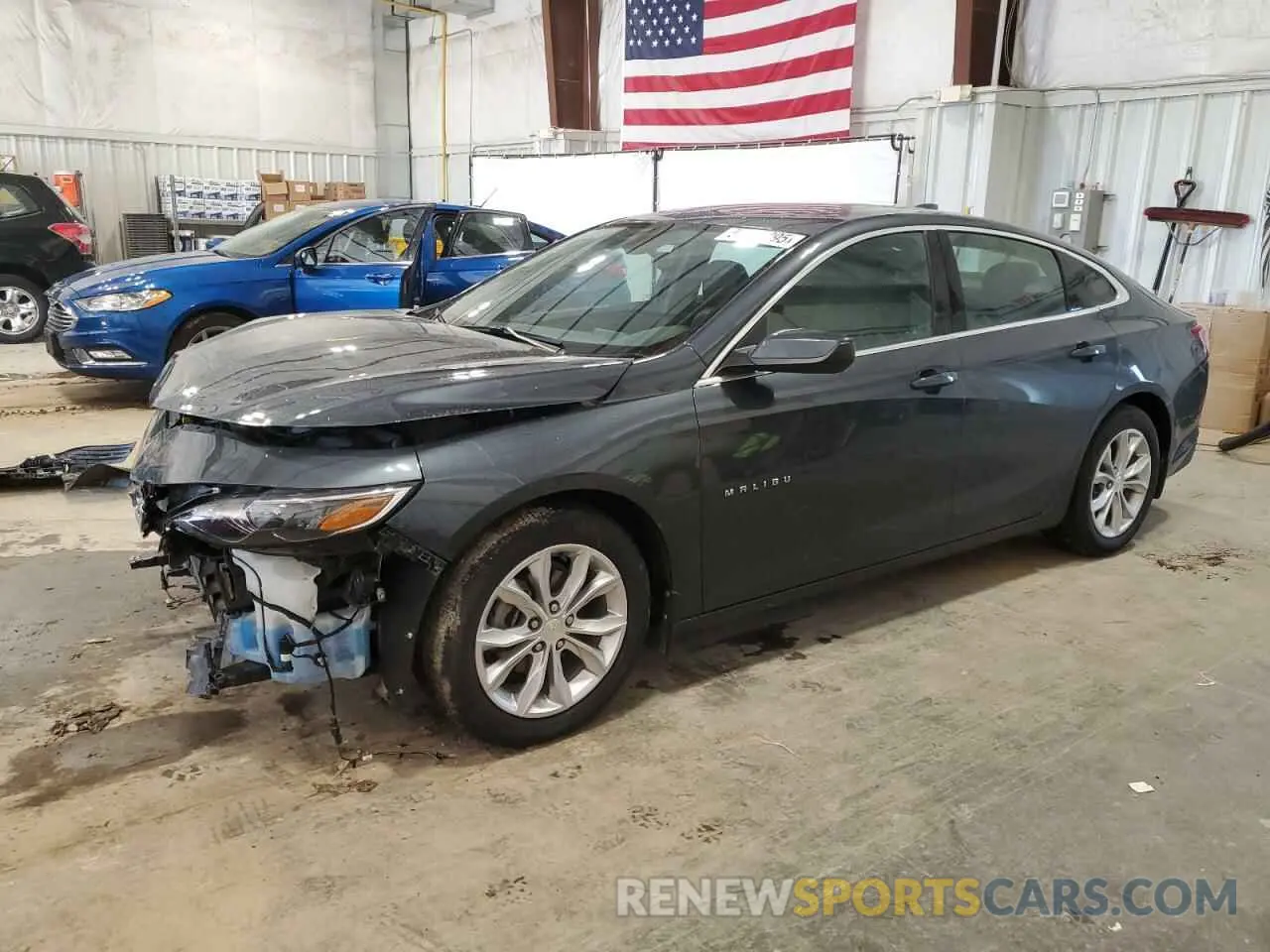 1 Photograph of a damaged car 1G1ZD5ST0MF048884 CHEVROLET MALIBU 2021