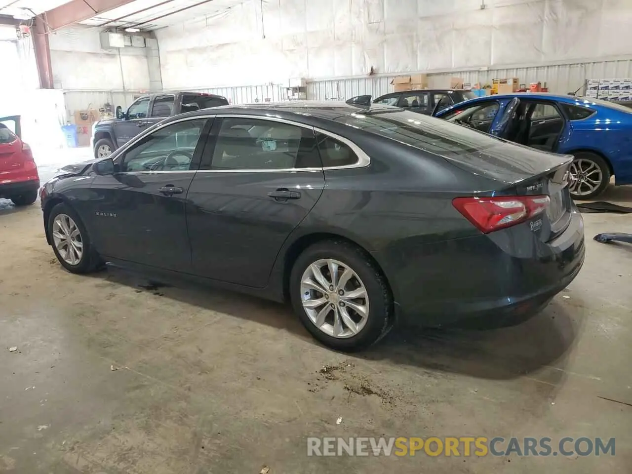 2 Photograph of a damaged car 1G1ZD5ST0MF048884 CHEVROLET MALIBU 2021